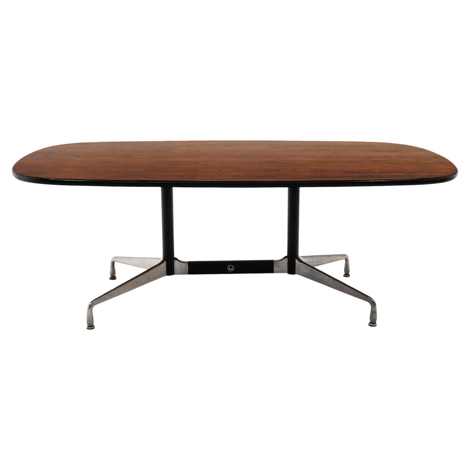 Rosewood Dining or Conference Table by Charles and Ray Eames for Herman Miller