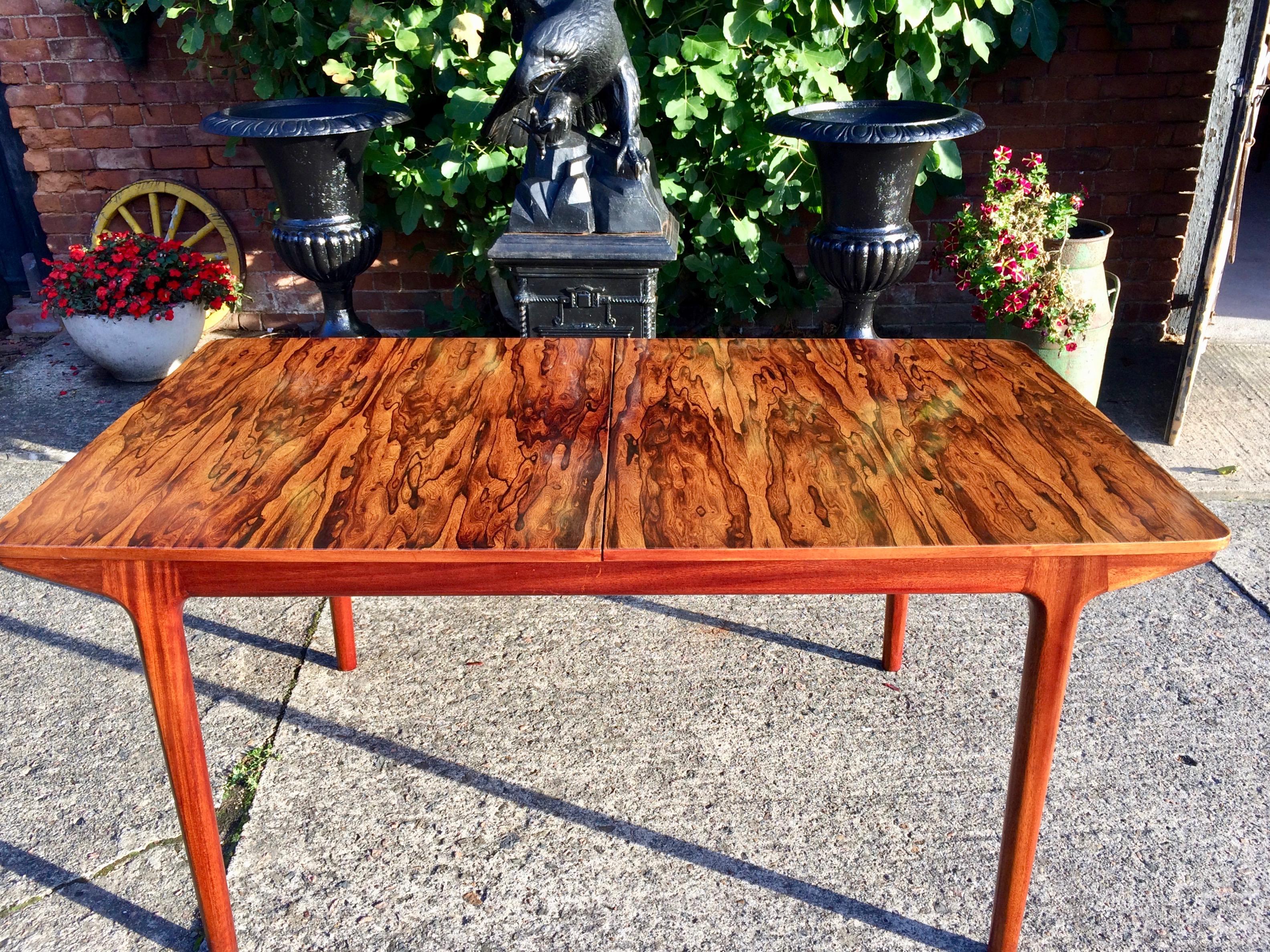 Rosewood Dining Table and Six Chairs Tom Robertson for A.H McIntosh, circa 1960s 2