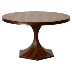 Rosewood Dining Table Attributed to Carlo de Carli