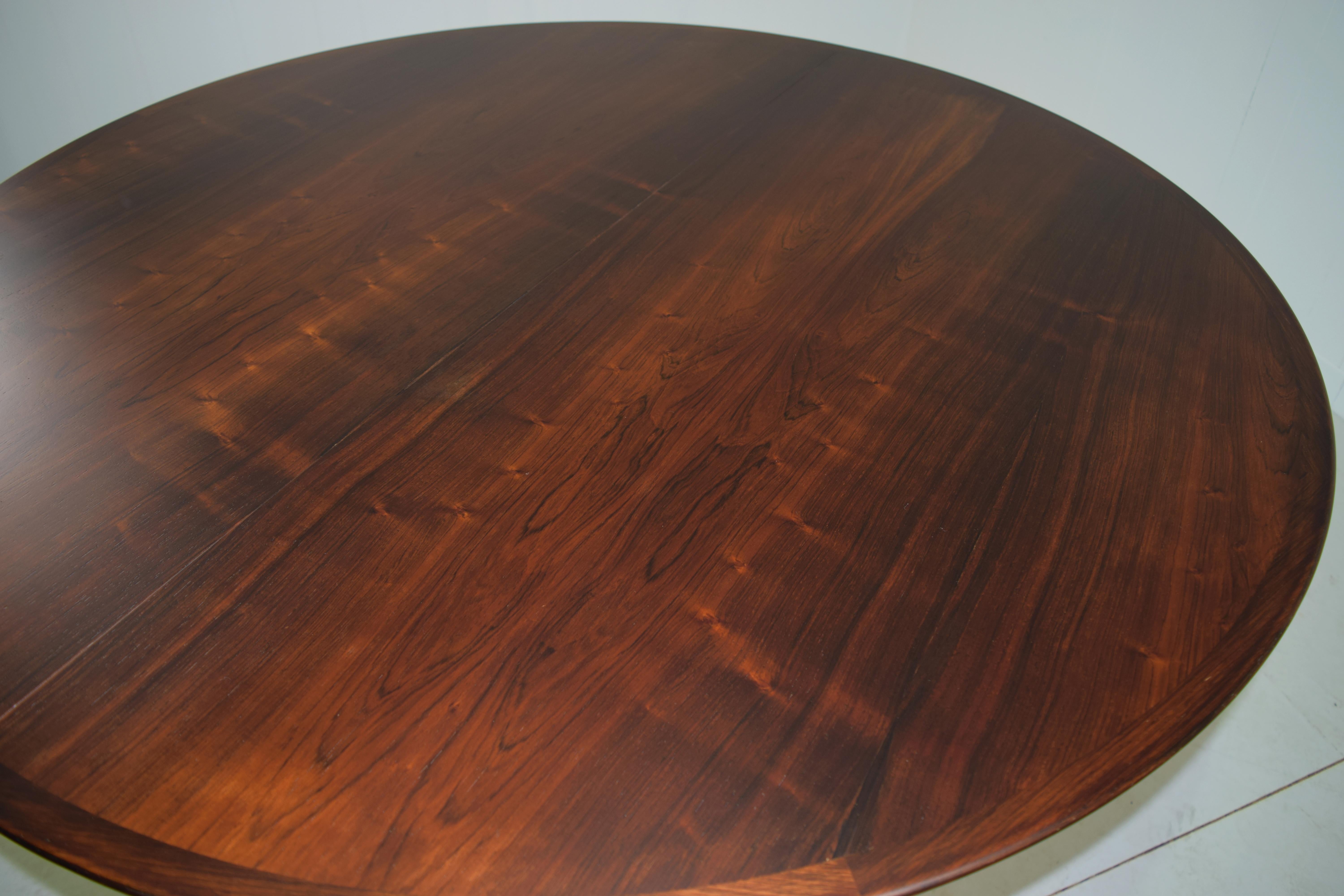 Rosewood Dining Table by Arne Vodder In Excellent Condition In South Charleston, WV