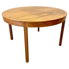 Rosewood dining table by Bertil Fridhagen