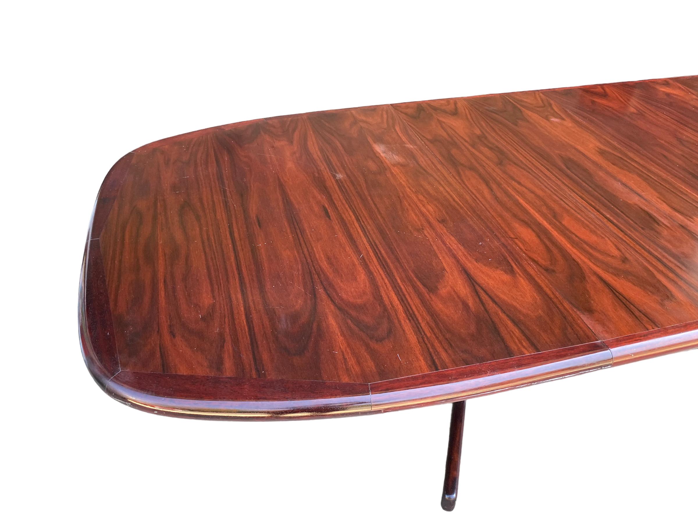 20th Century Rosewood Dining Table by Dyrlund For Sale