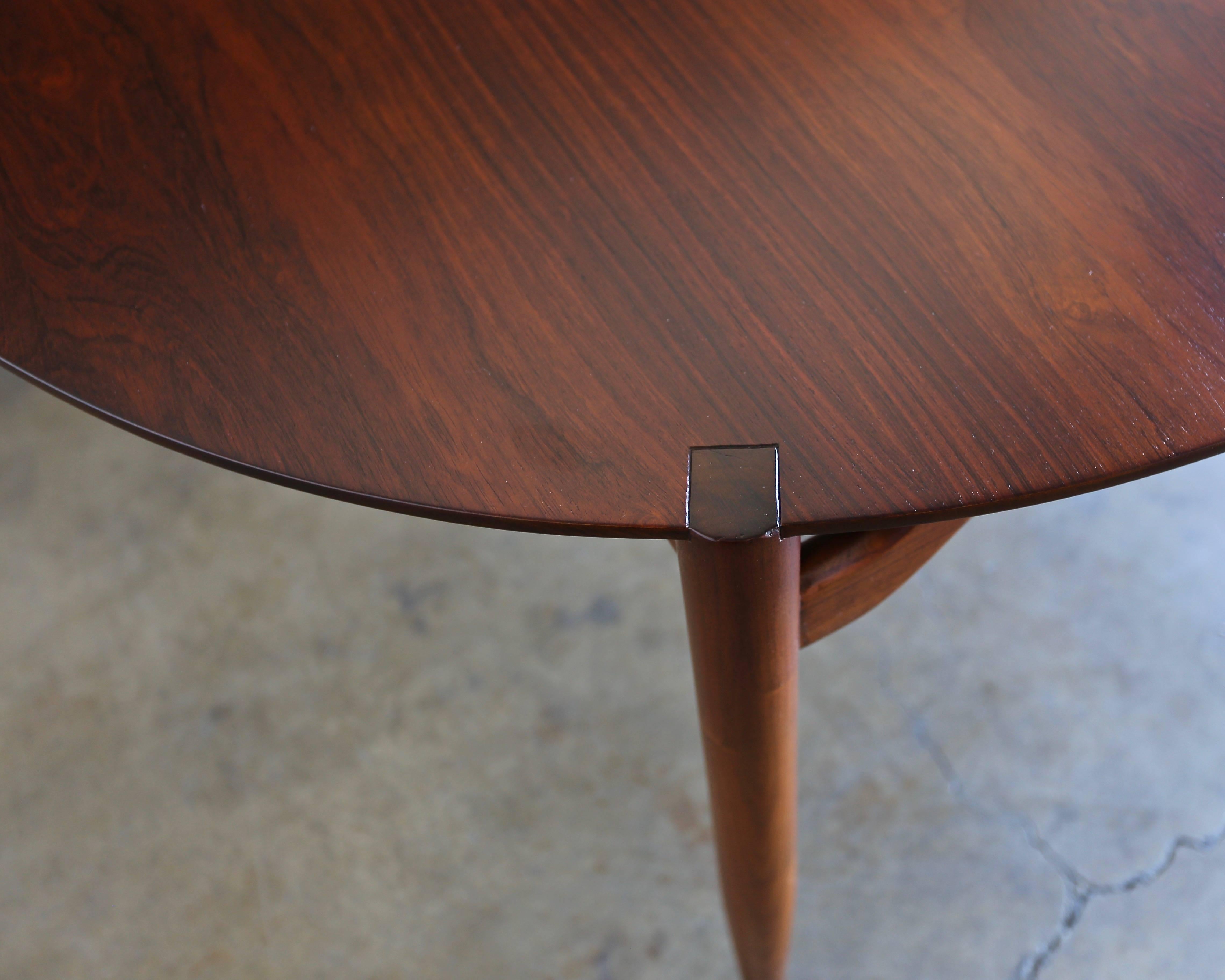 Rosewood Dining Table by Greta Grossman for Glenn of California 1