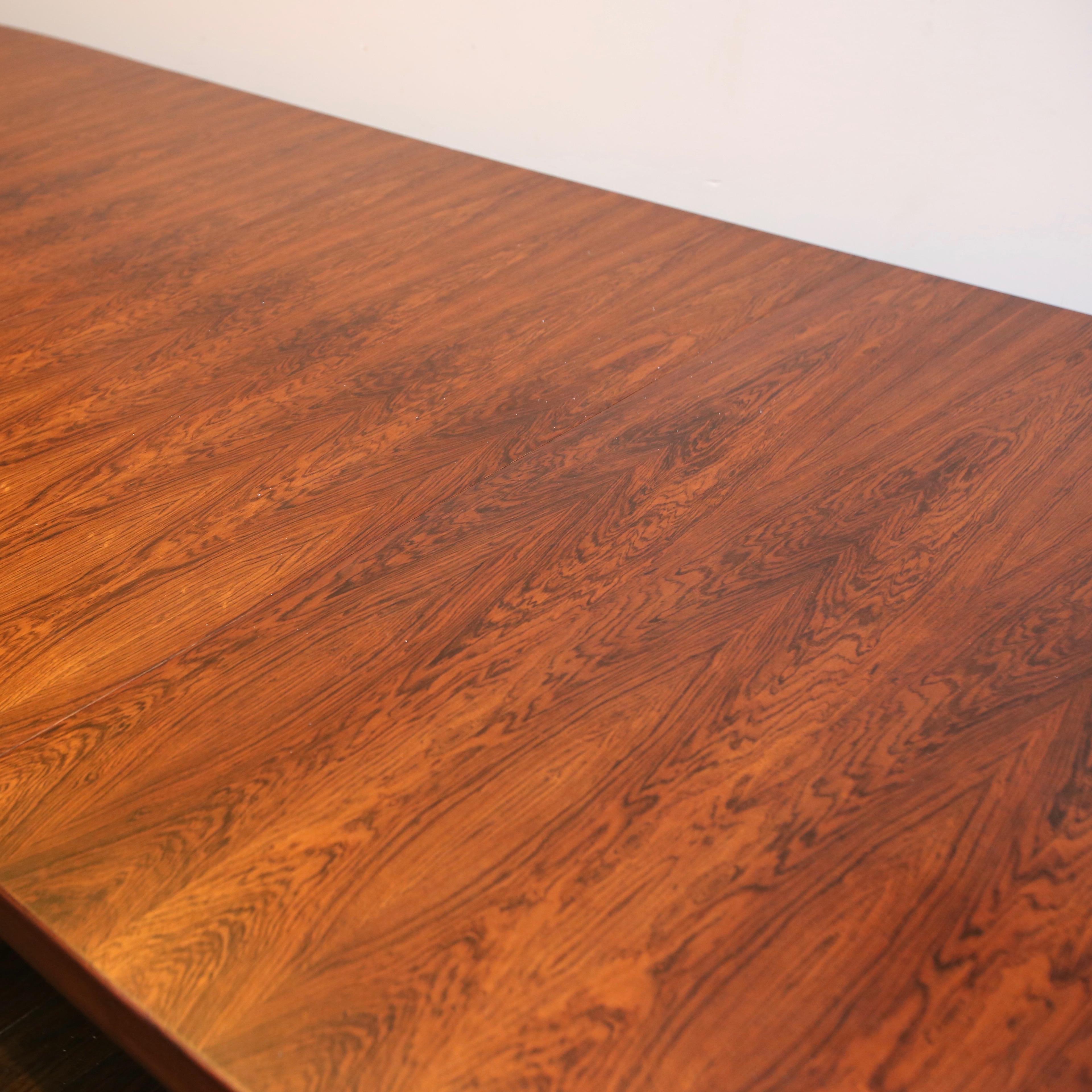 Mid-Century Modern Rosewood Dining Table by Harry Ostergaard