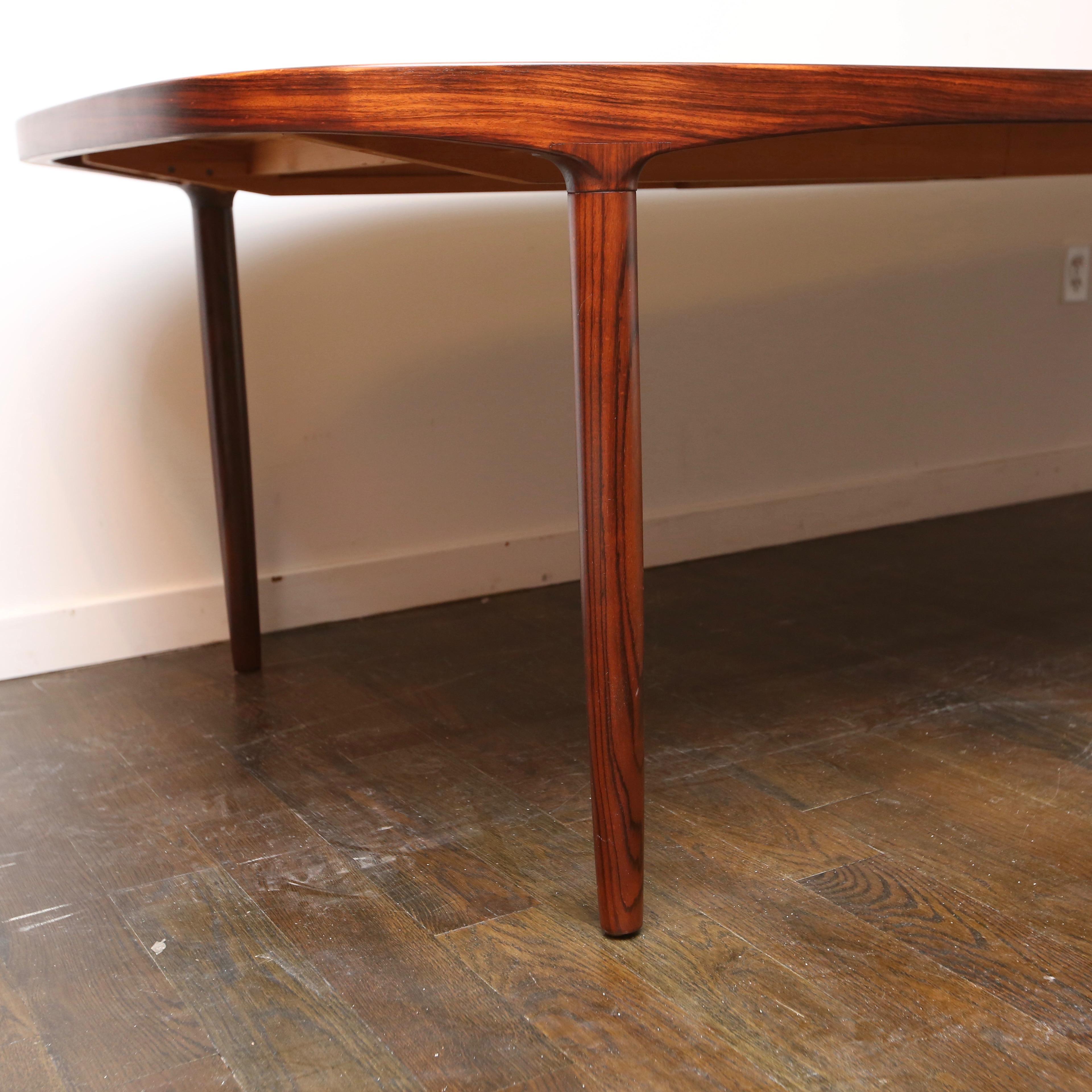 Danish Rosewood Dining Table by Harry Ostergaard