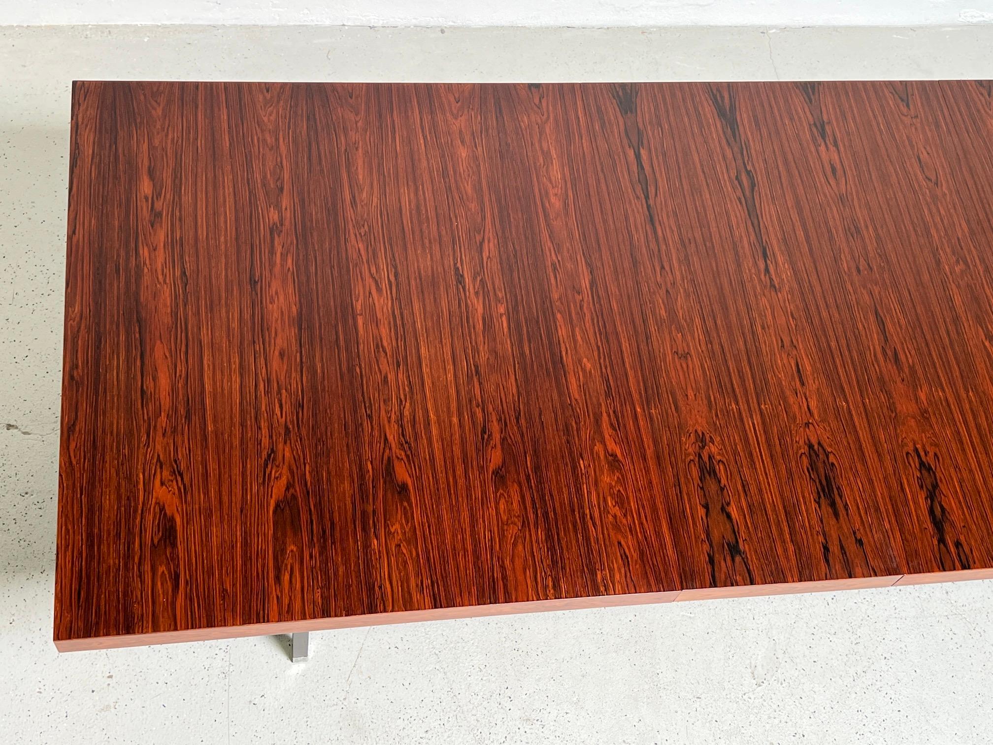 Rosewood Dining Table by Harvey Probber For Sale 6