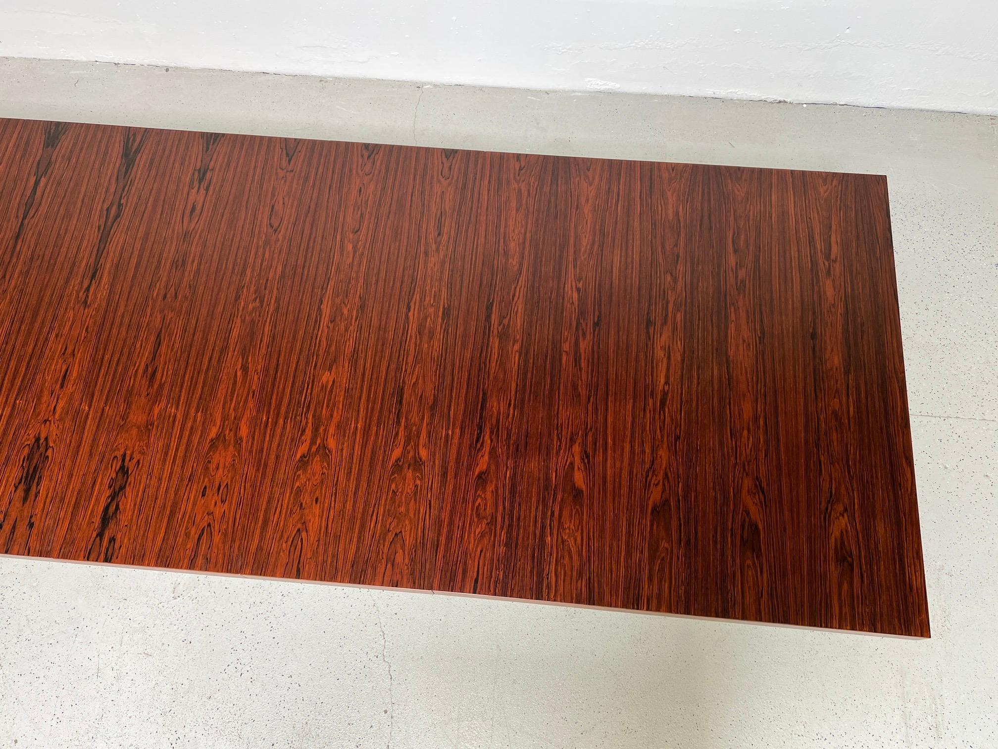 Rosewood Dining Table by Harvey Probber For Sale 7