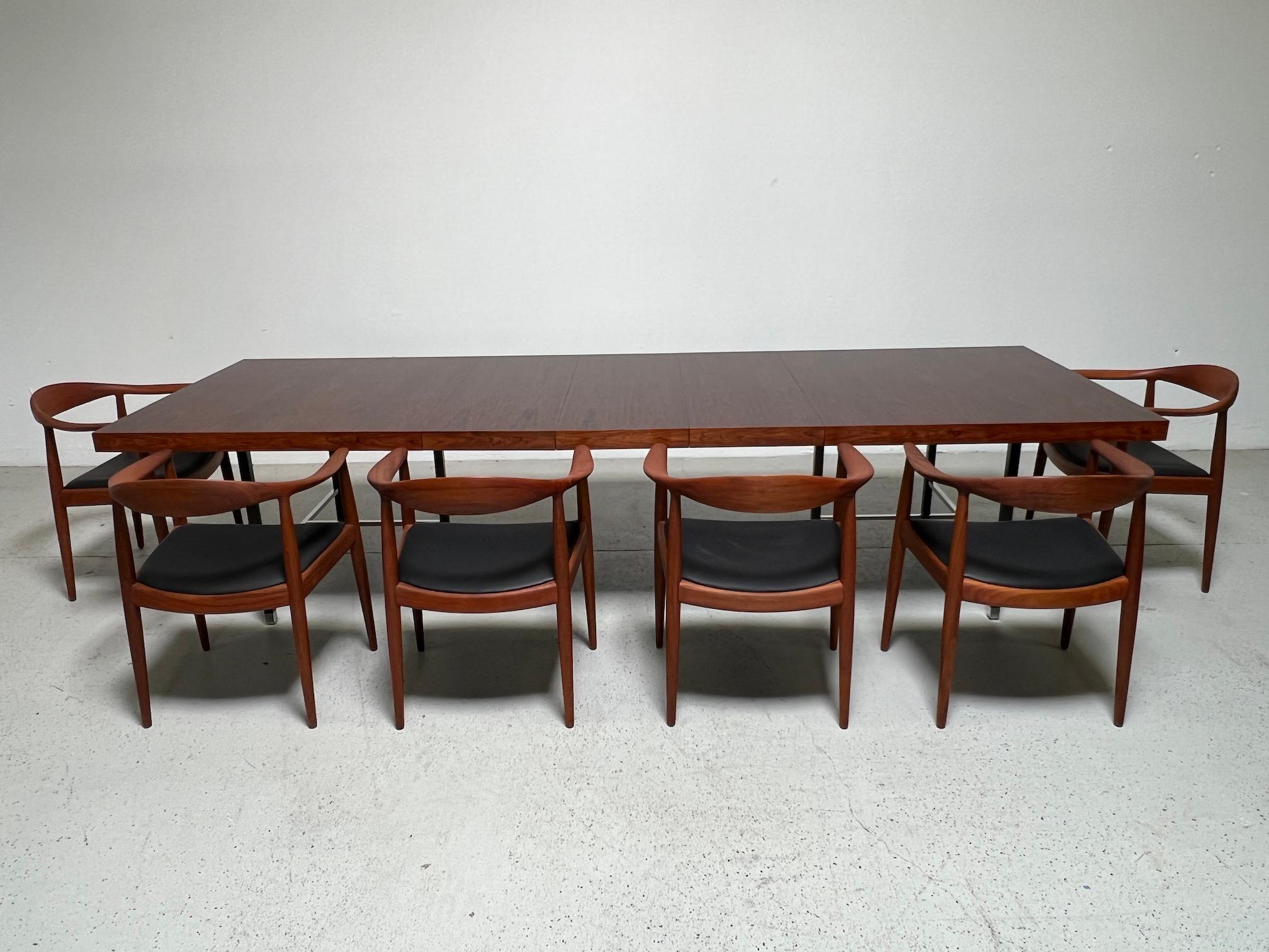 Rosewood Dining Table by Harvey Probber For Sale 8