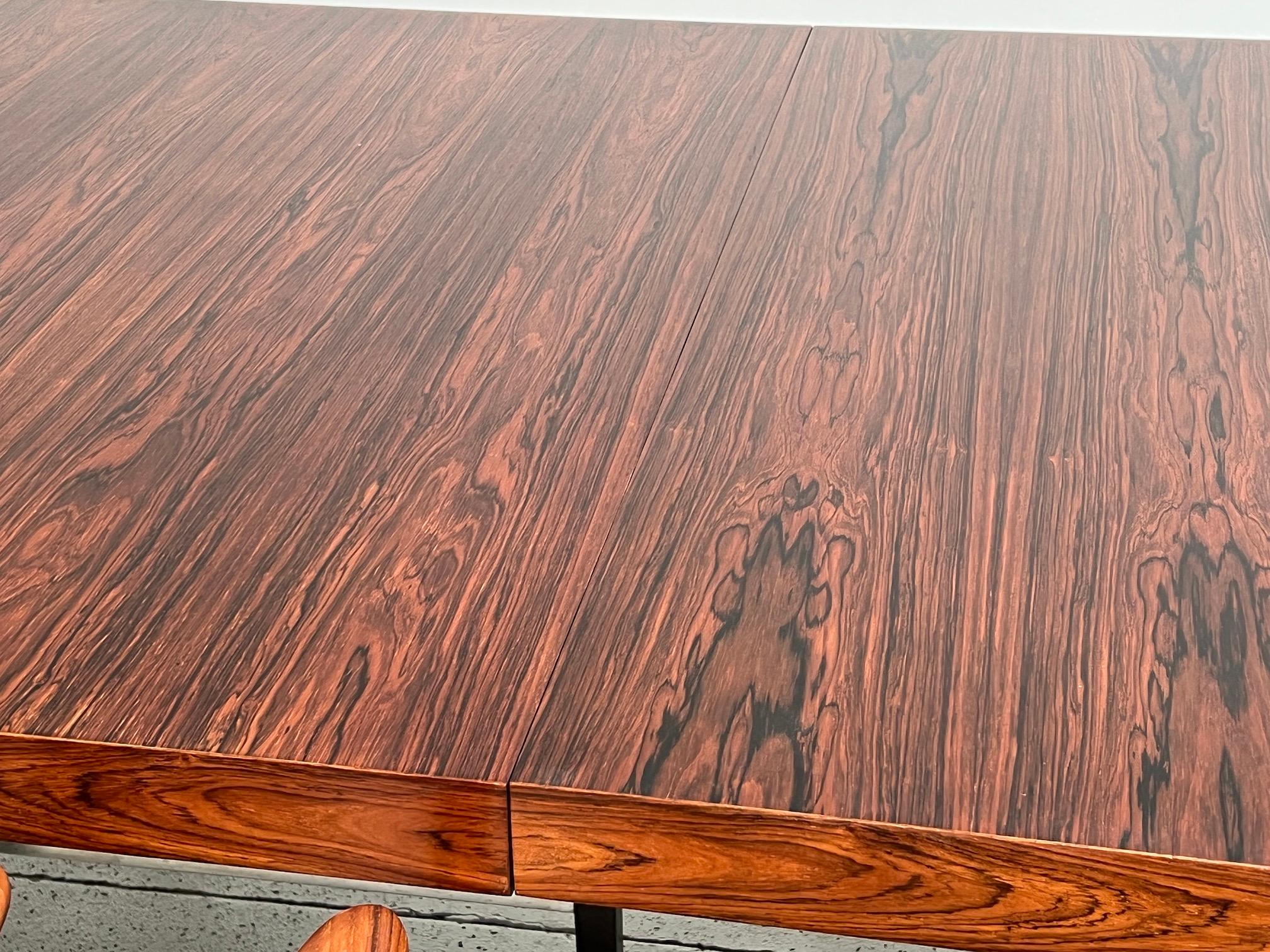 Rosewood Dining Table by Harvey Probber For Sale 11