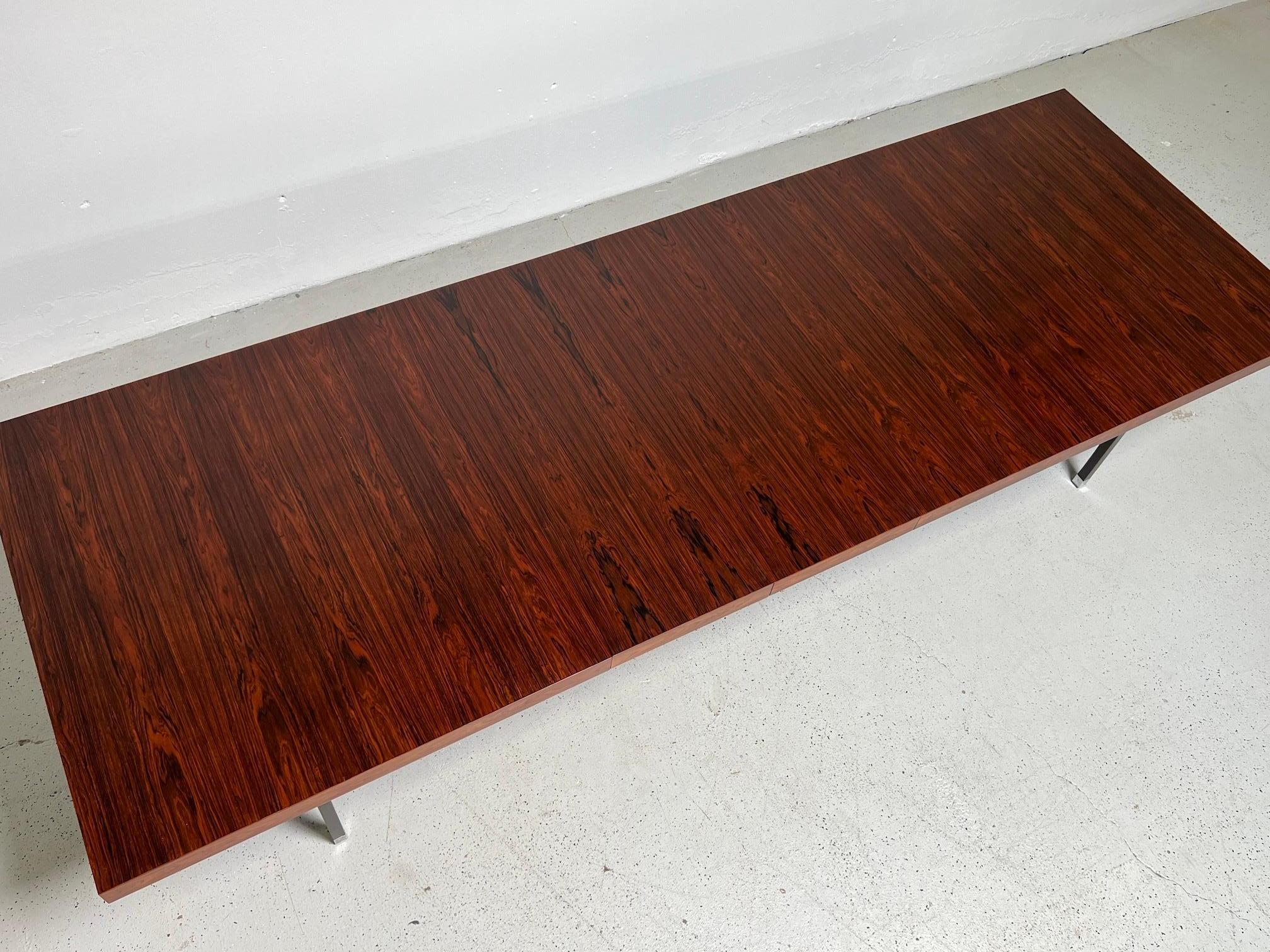 Rosewood Dining Table by Harvey Probber For Sale 5
