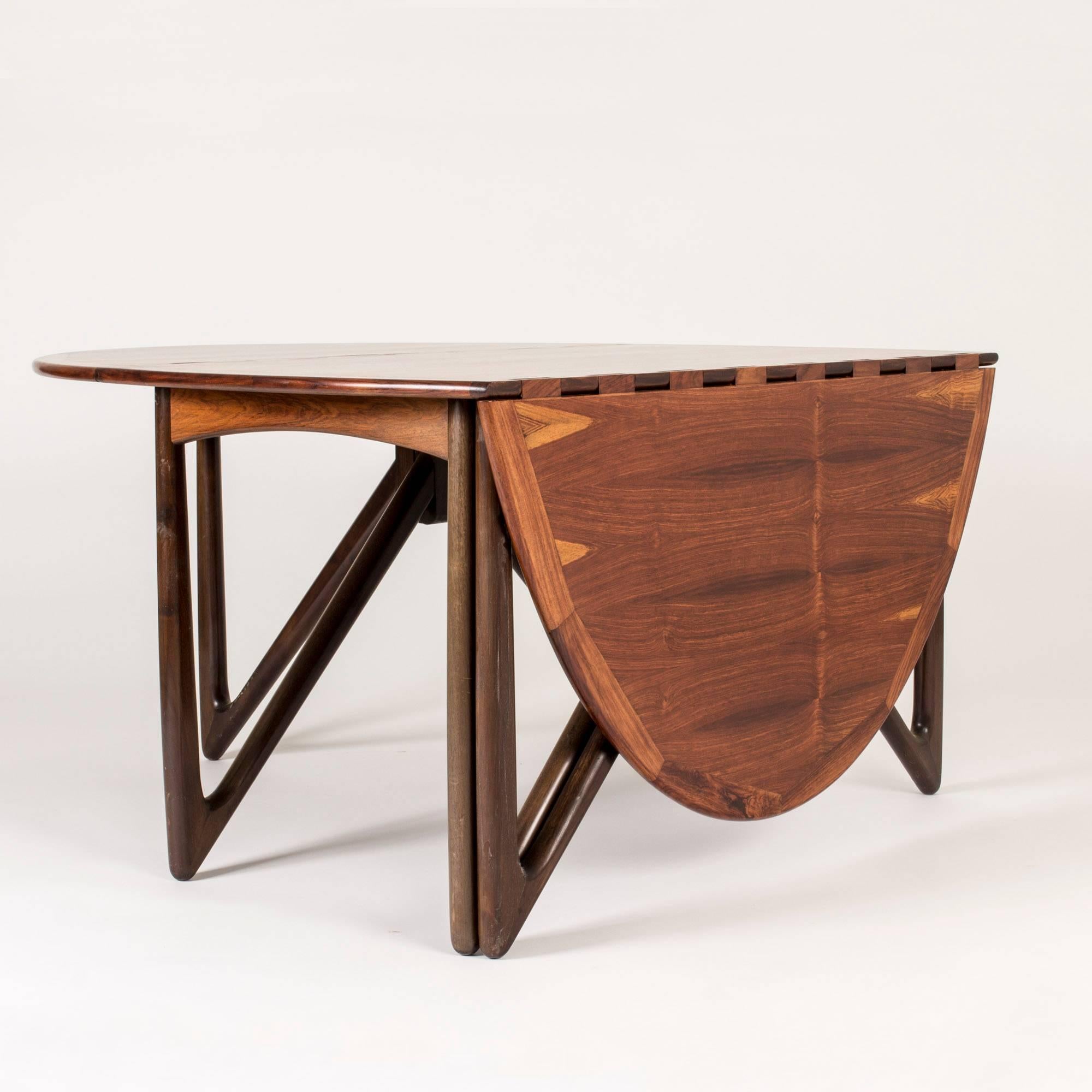 Mid-20th Century Rosewood Dining Table by Kurt Østervig