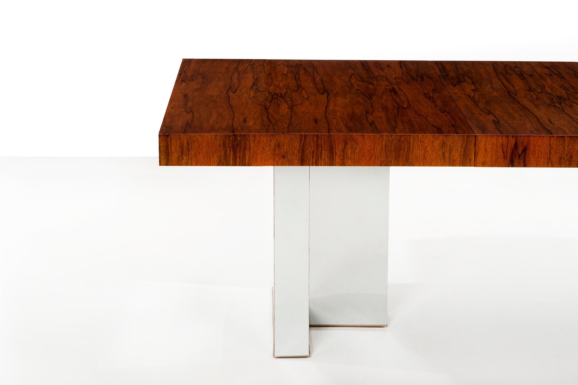 Rosewood Dining Table by Milo Baughman (Chrom)