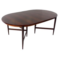 Rosewood Dining Table by Oswald Vermaercke, 1960s Belgium