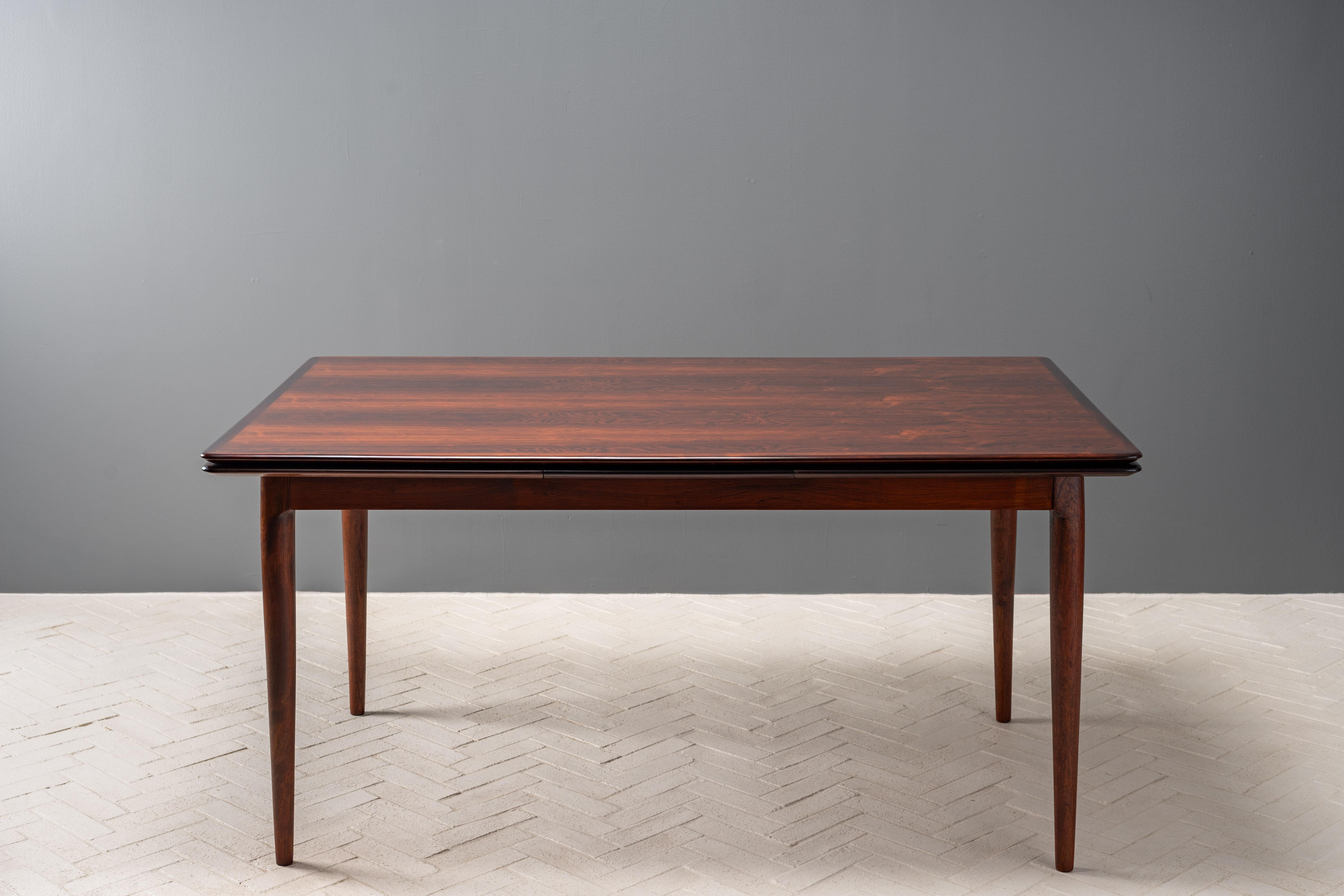 Danish Rosewood Dining Table by Skovmand & Andersen