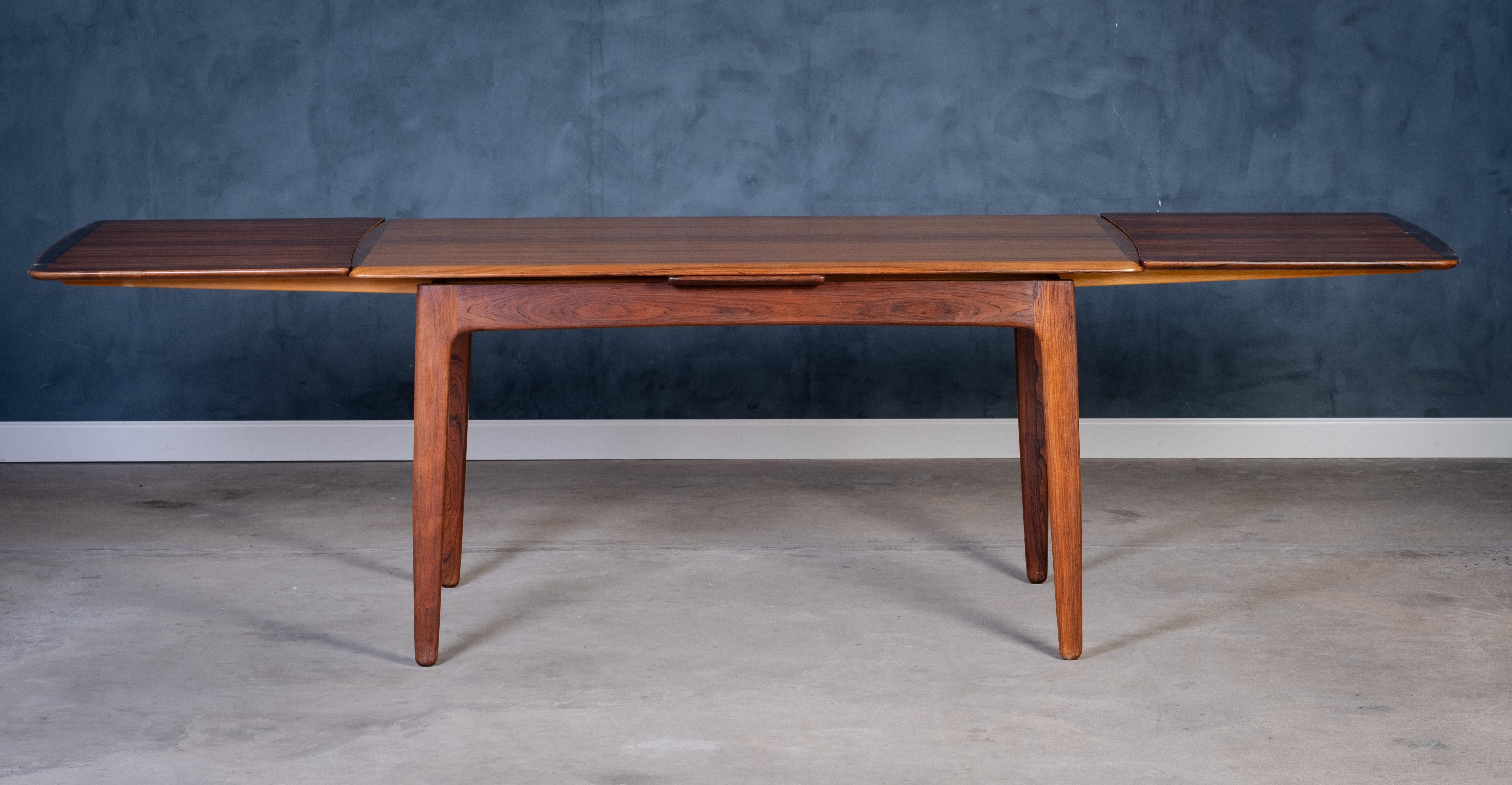 Mid-20th Century Rosewood Dining Table by Svend Aage Madsen, 1960s For Sale