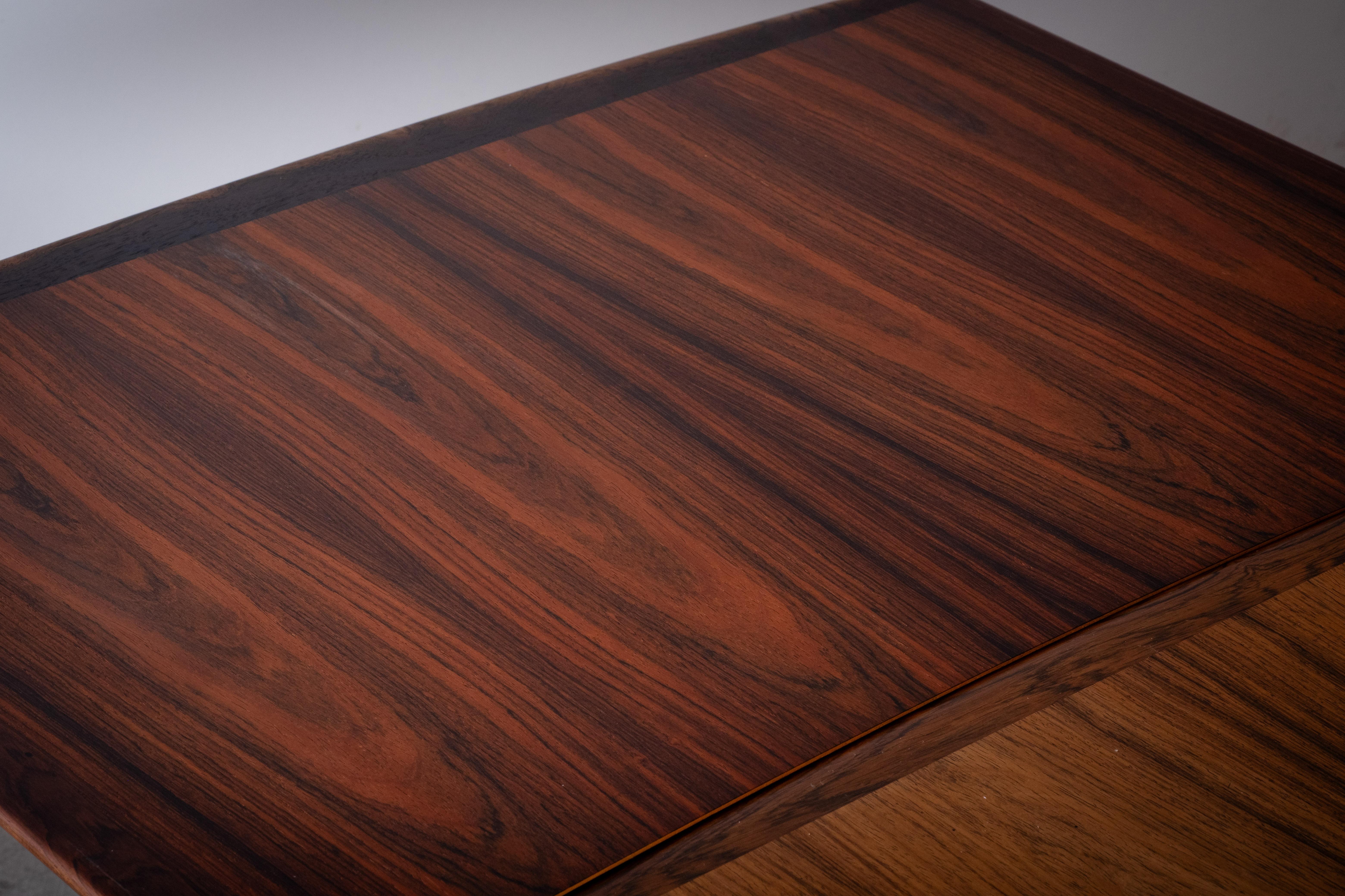 Rosewood Dining Table by Svend Aage Madsen, 1960s For Sale 1