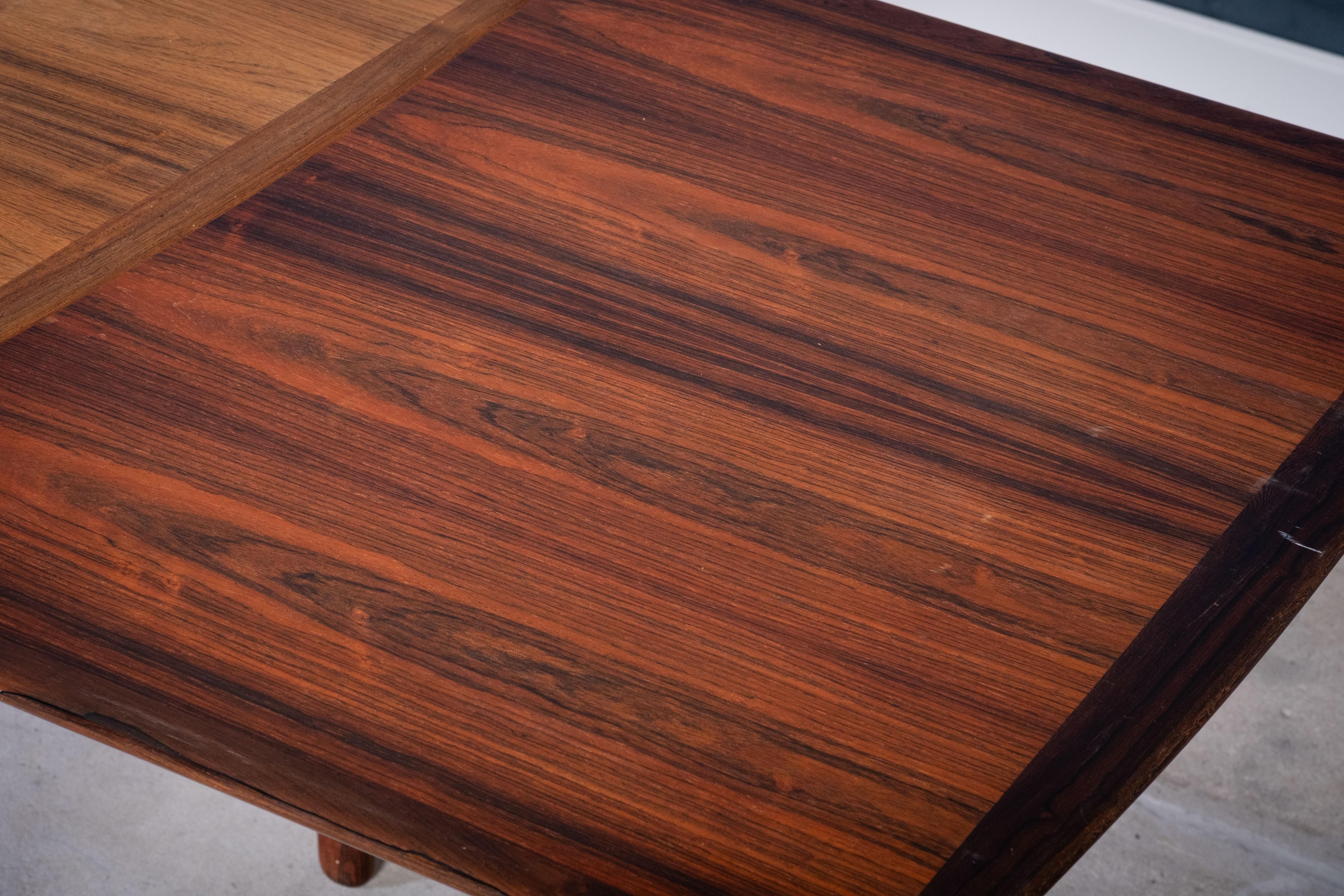 Rosewood Dining Table by Svend Aage Madsen, 1960s For Sale 2