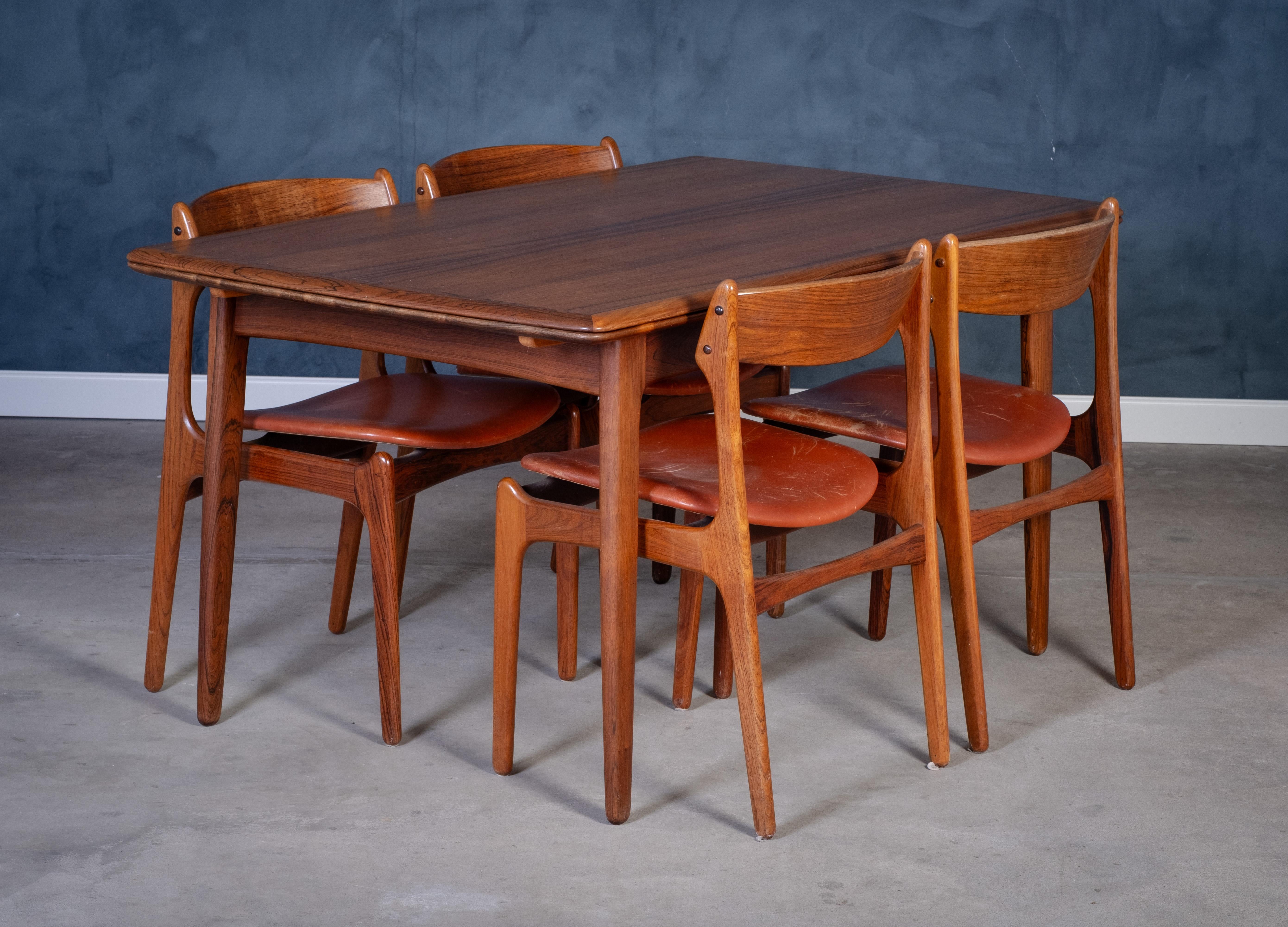 Rosewood Dining Table by Svend Aage Madsen, 1960s For Sale 3