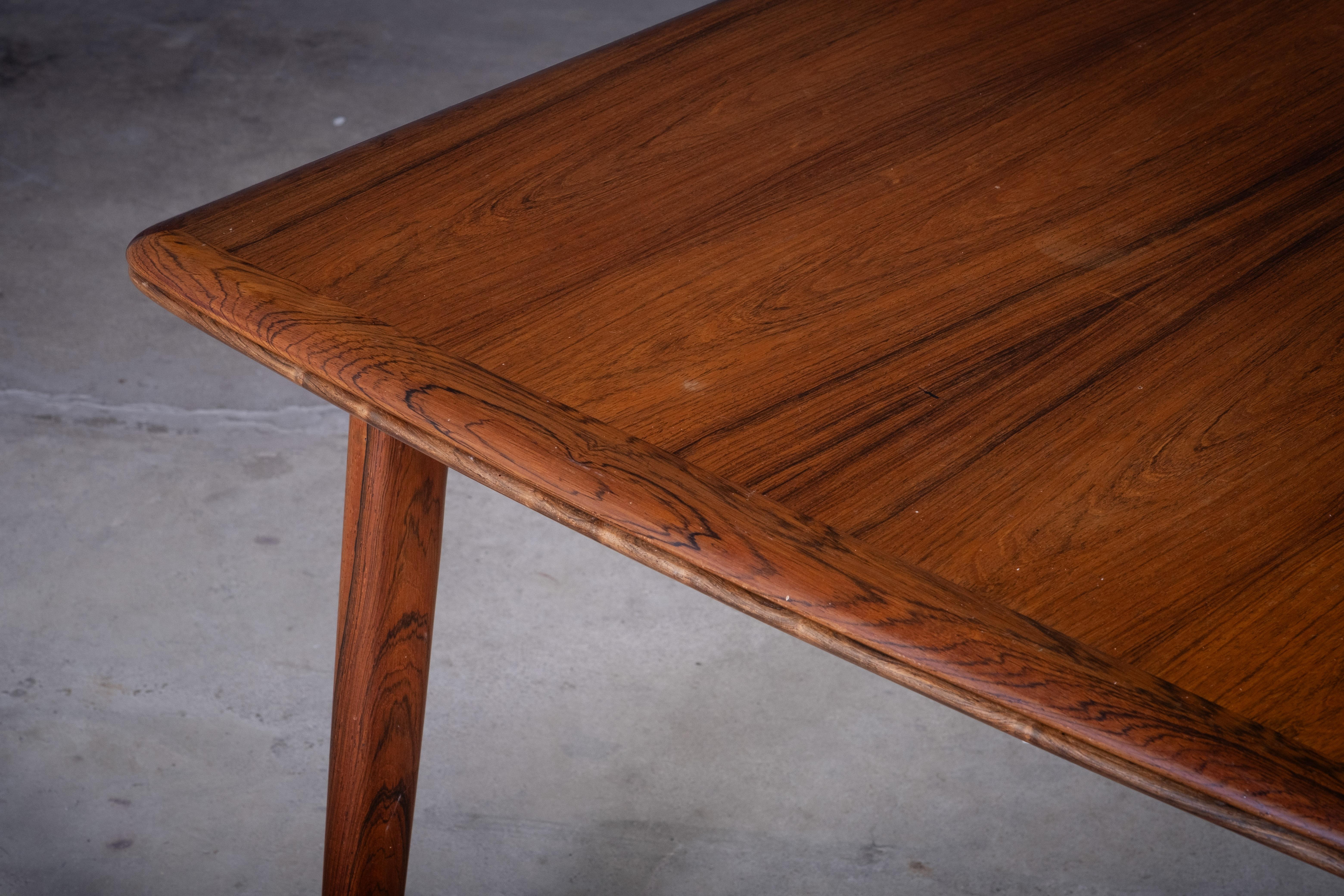 Rosewood Dining Table by Svend Aage Madsen, 1960s For Sale 4