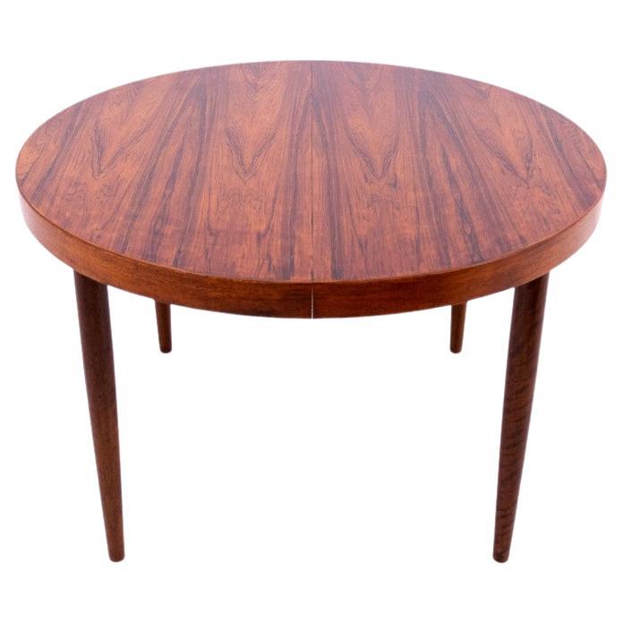 Rosewood dining table, Danish design, 1960s.