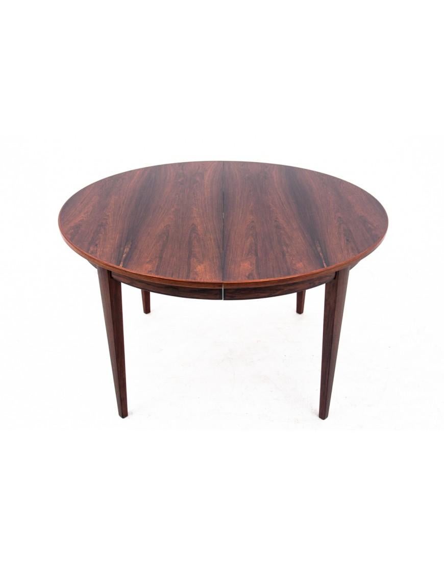 Rosewood dining table, Denmark, 1960s. After restoration. For Sale 5