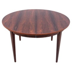 Retro Rosewood dining table, Denmark, 1960s. After restoration.