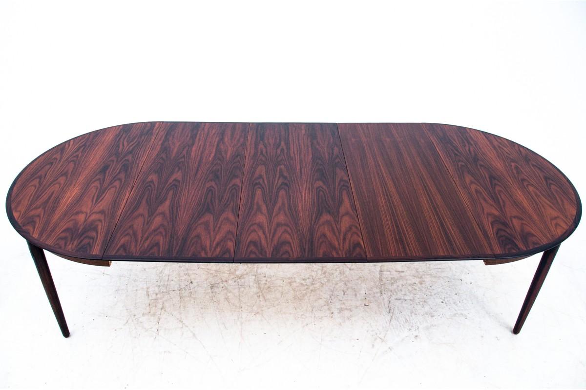 Rosewood Dining Table, Denmark, 1960s, Extendable For Sale 4