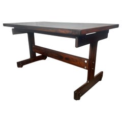 Rosewood Dining table / Desk  by Sergio Rodrigues, REDIG Brazil 1950's