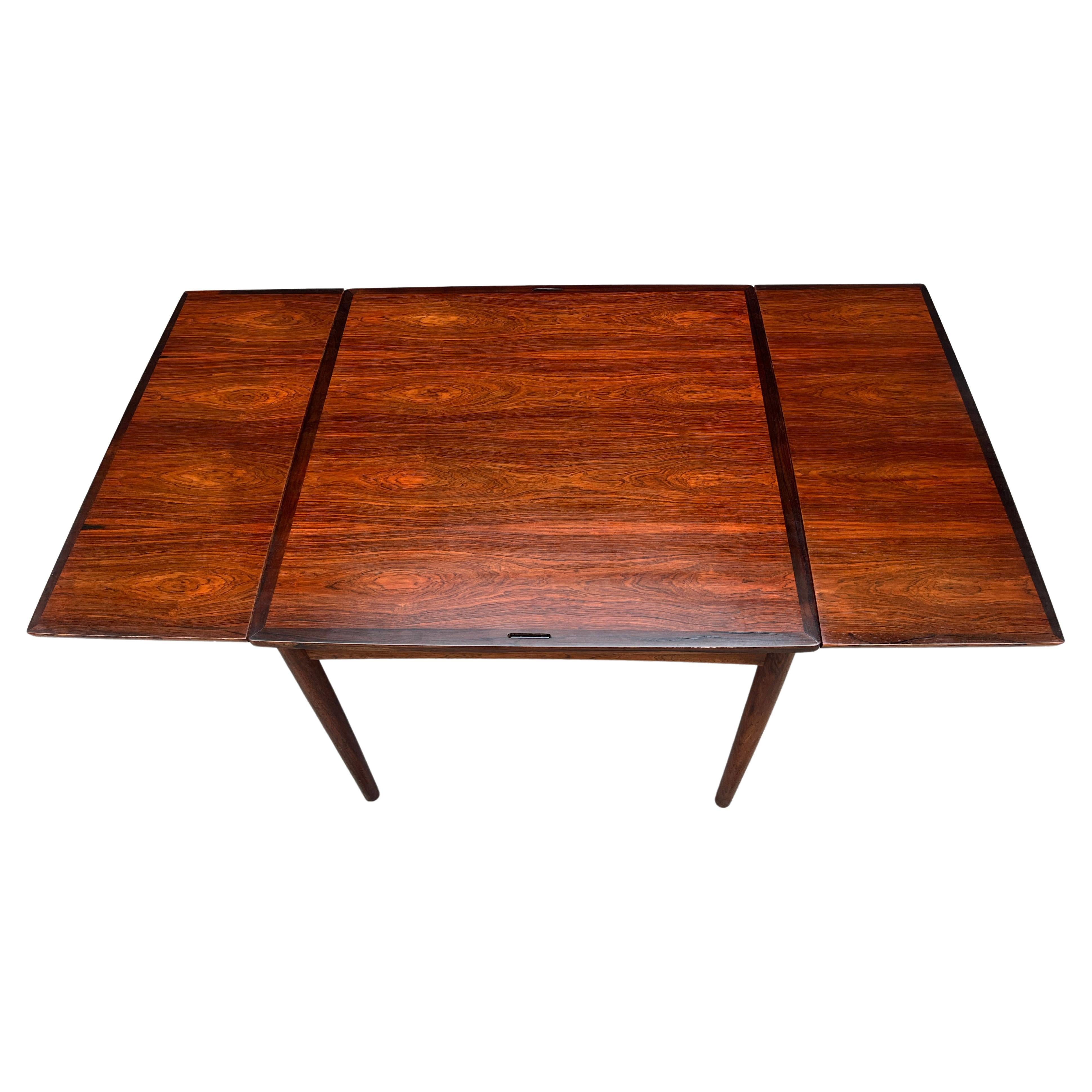 Mid-Century Modern Rosewood Dining Table Poul Hundevad