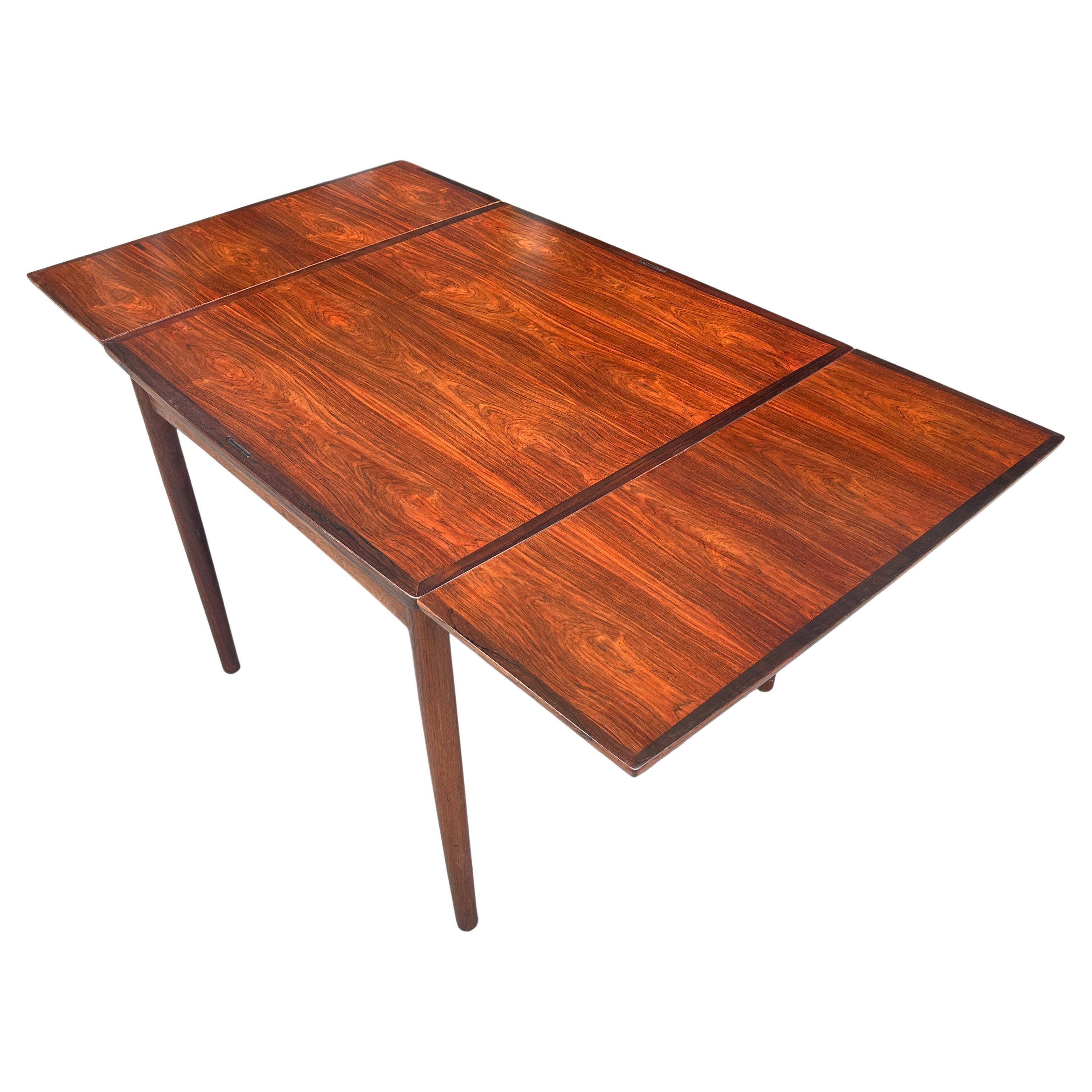 Danish Rosewood Dining Table Poul Hundevad