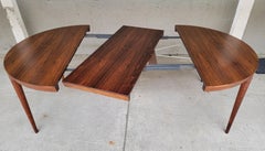 Rosewood Dining Table Severin Hansen for Ludvig Pontoppidan Expanding Circular