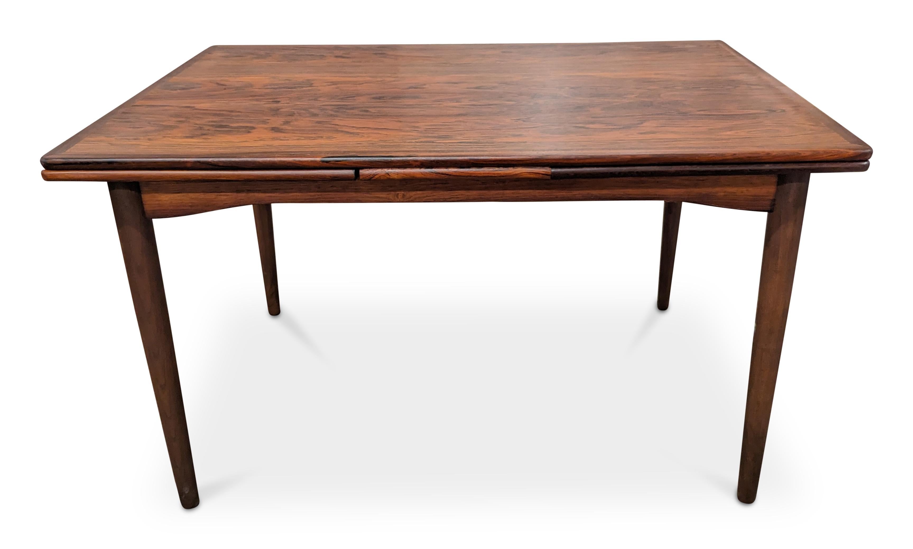 Rosewood Dining Table w 2 Hidden Leaves - 022455 Vintage Danish Mid Century  6