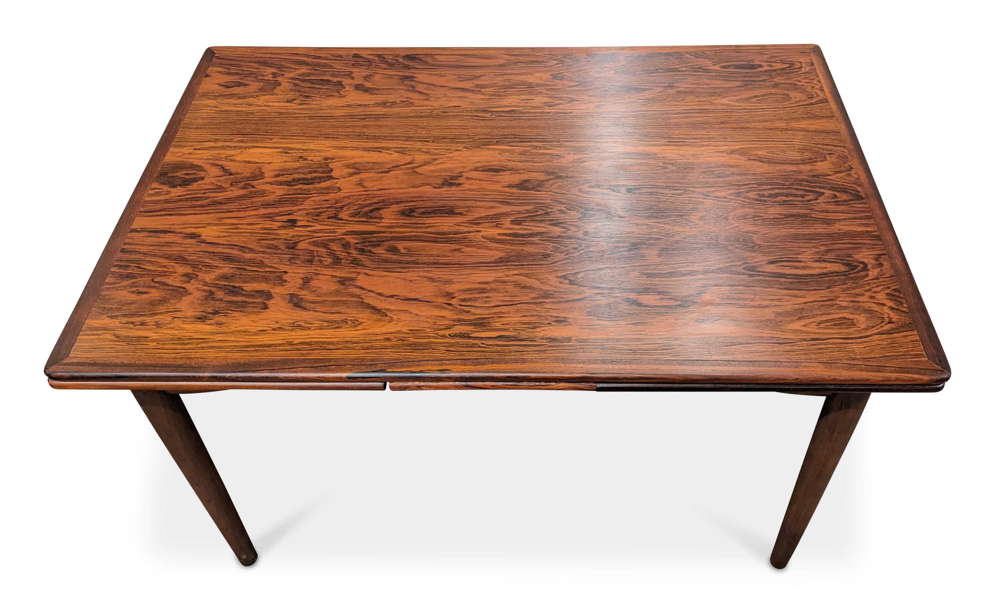 Rosewood Dining Table w 2 Hidden Leaves - 022455 Vintage Danish Mid Century  4