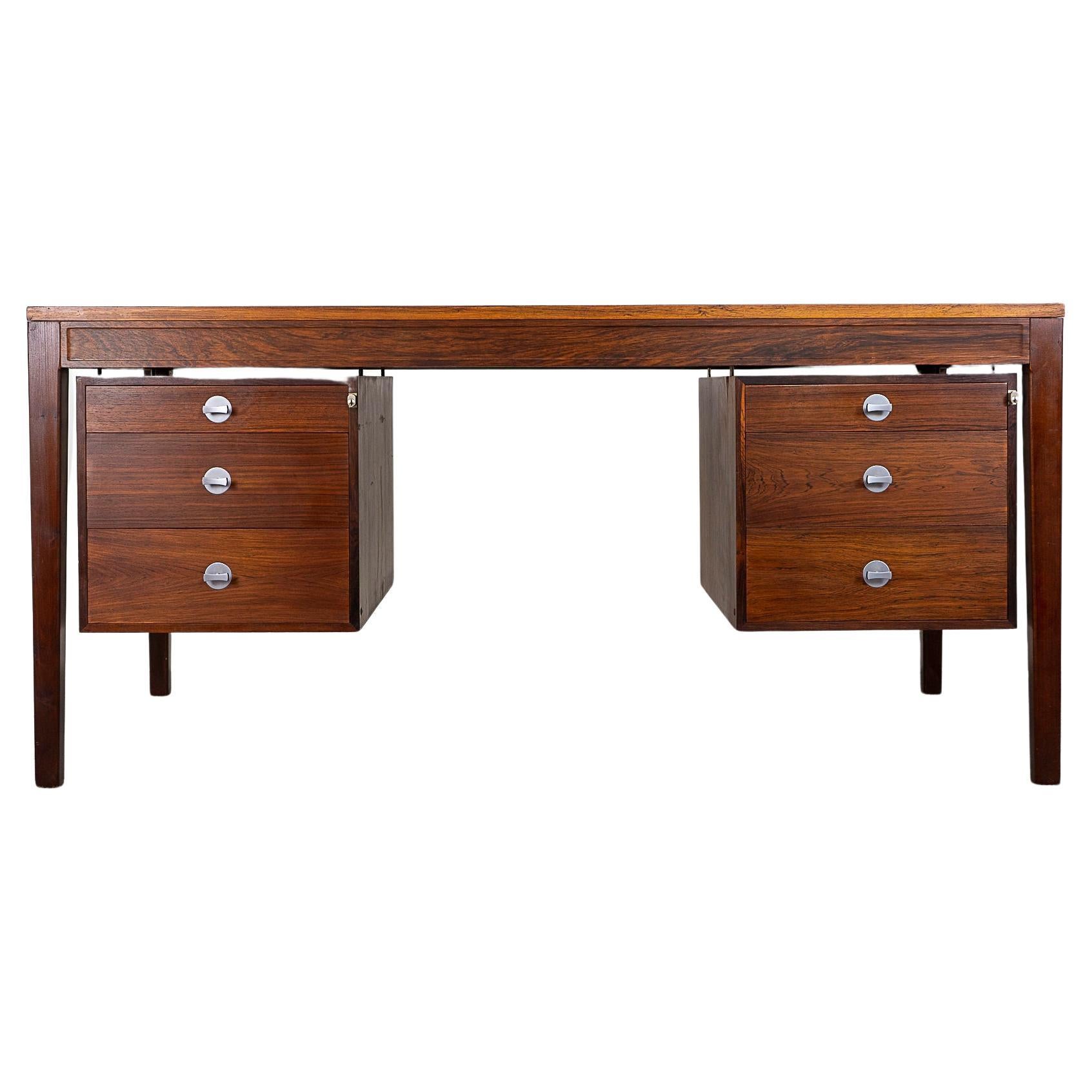 Rosewood "Diplomat" Desk by Finn Juhl For Sale
