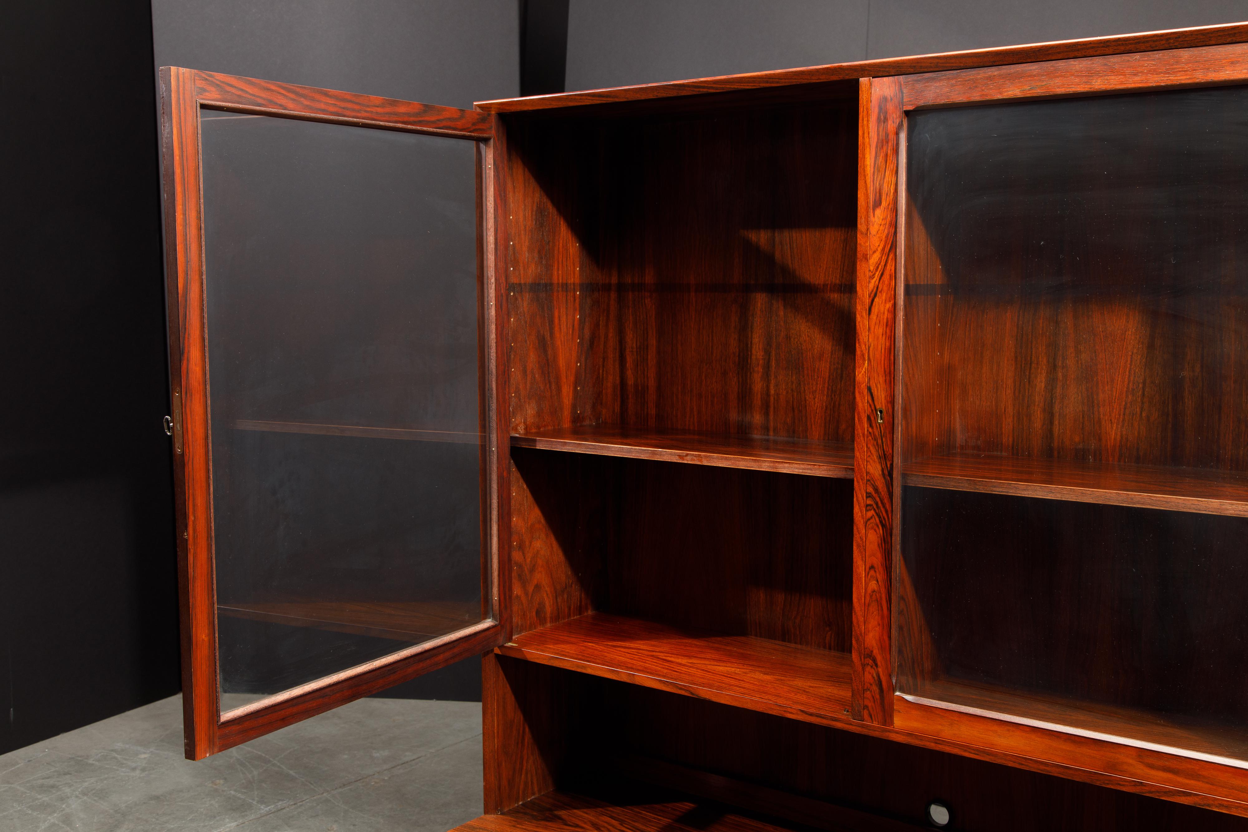 Rosewood Display Cabinet by Eric Brouer for Brouer Møbelfabrik, 1960s, Signed 8