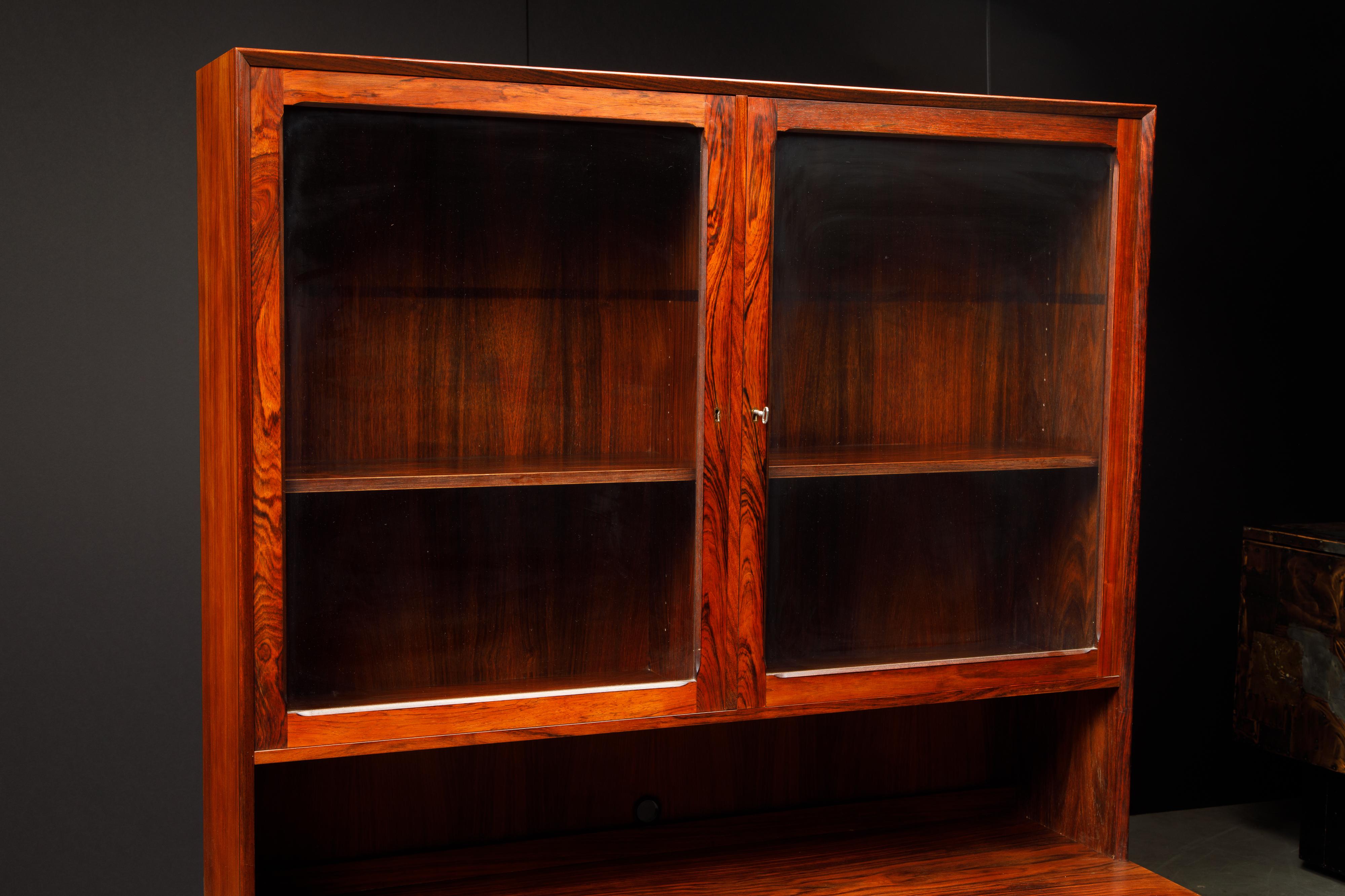 Rosewood Display Cabinet by Eric Brouer for Brouer Møbelfabrik, 1960s, Signed 9