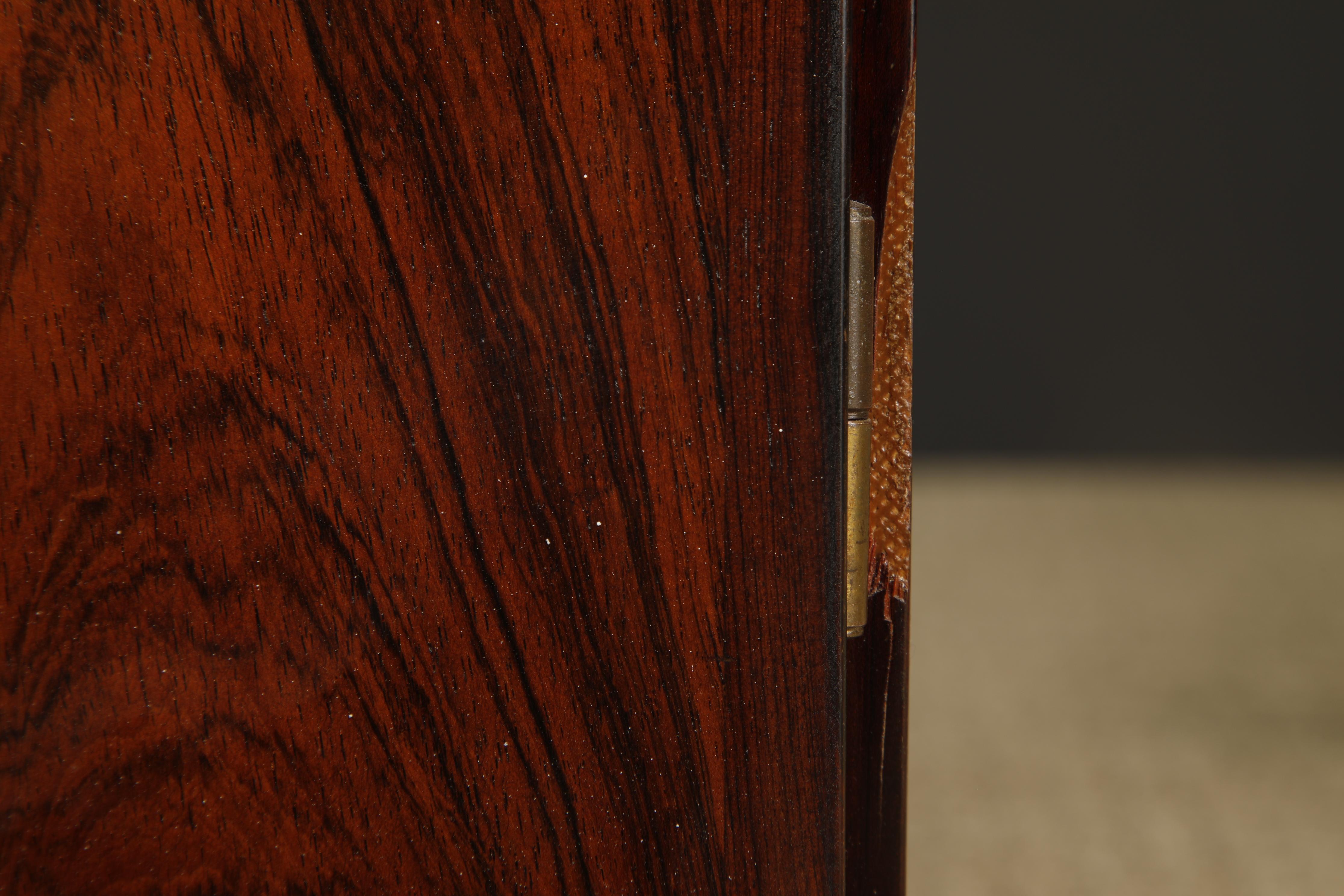 Rosewood Display Cabinet by Gunni Omann for Omann Jun Møbelfabrik 1960s, Signed For Sale 12