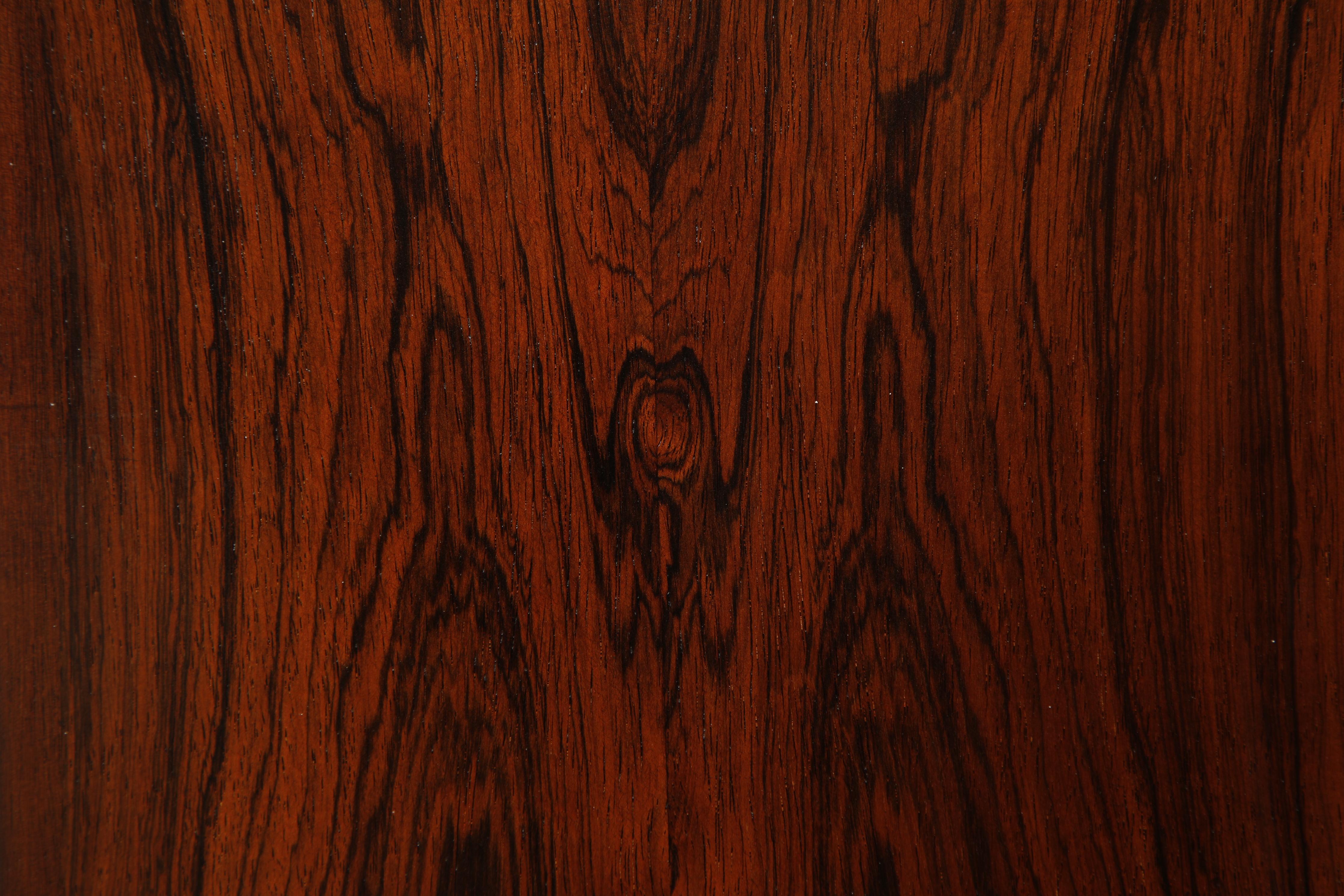 Mid-20th Century Rosewood Display Cabinet by Gunni Omann for Omann Jun Møbelfabrik 1960s, Signed For Sale