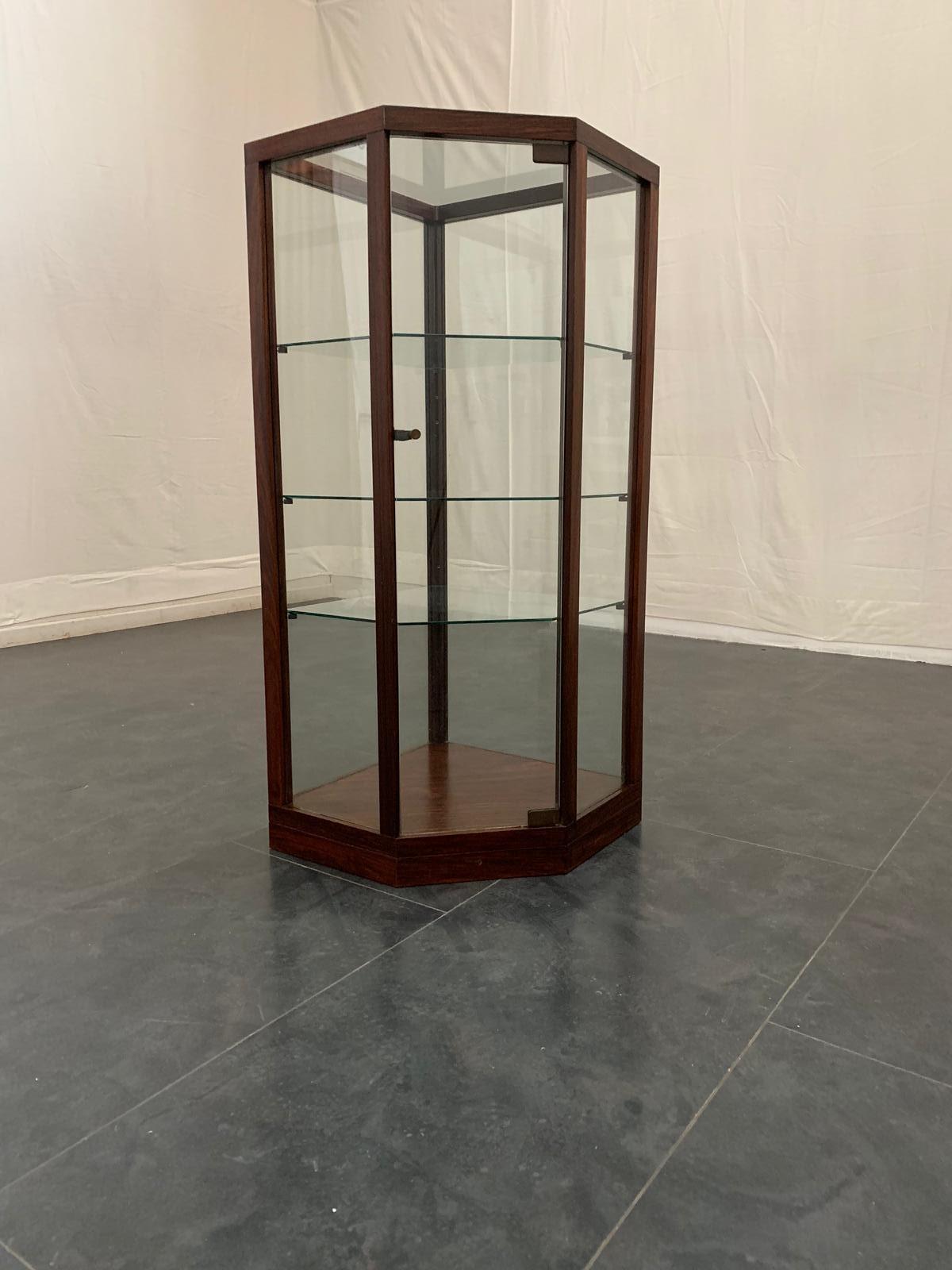 1960s glass display cabinet