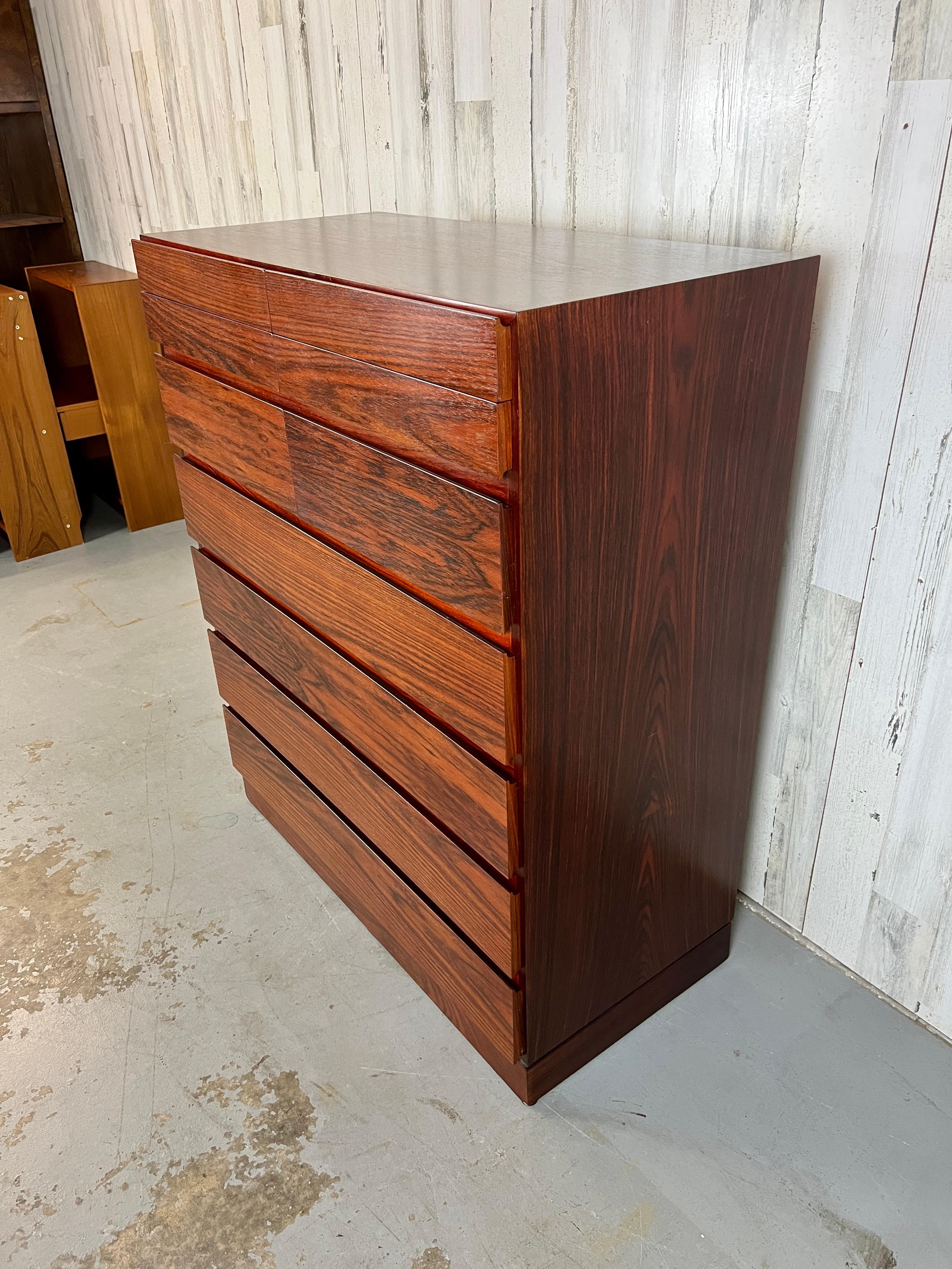 Rosewood Dresser by Arne Wahl Iversen In Good Condition For Sale In Denton, TX