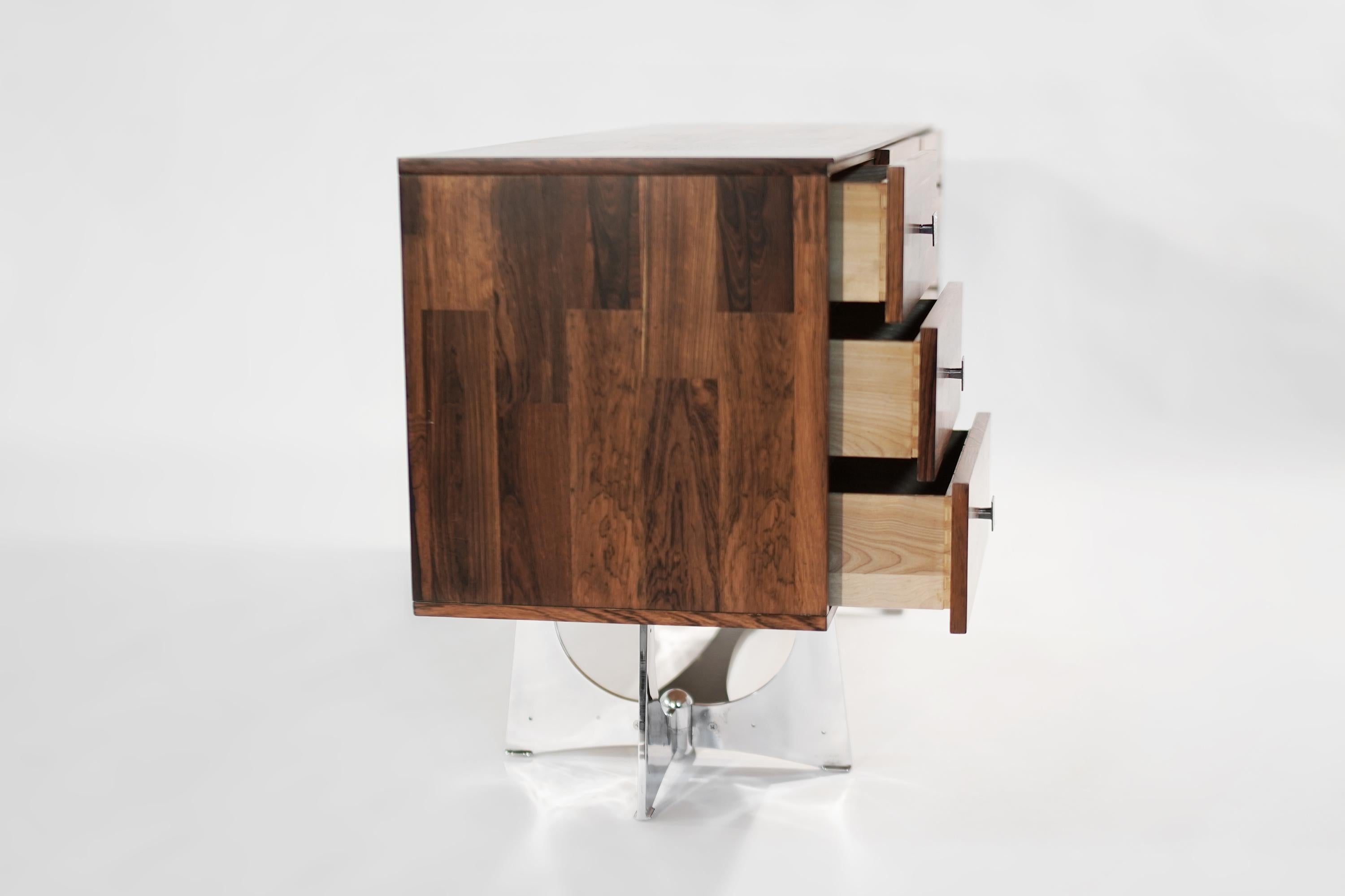 Mid-Century Modern Rosewood Dresser by Henri Valliere, Canada, 1950s