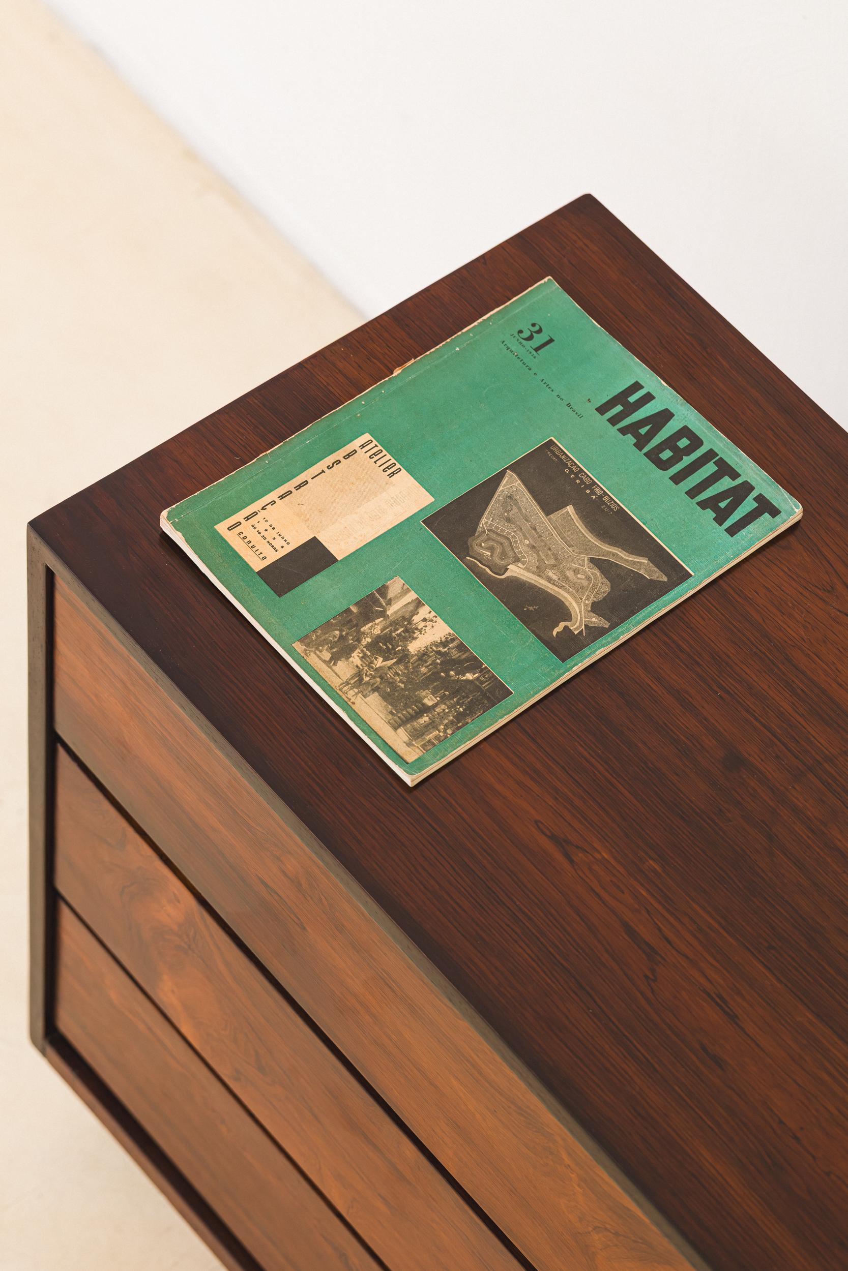 Comò in palissandro di Joaquim Tenreiro, Brasile, metà del secolo scorso, 1950 in vendita 11