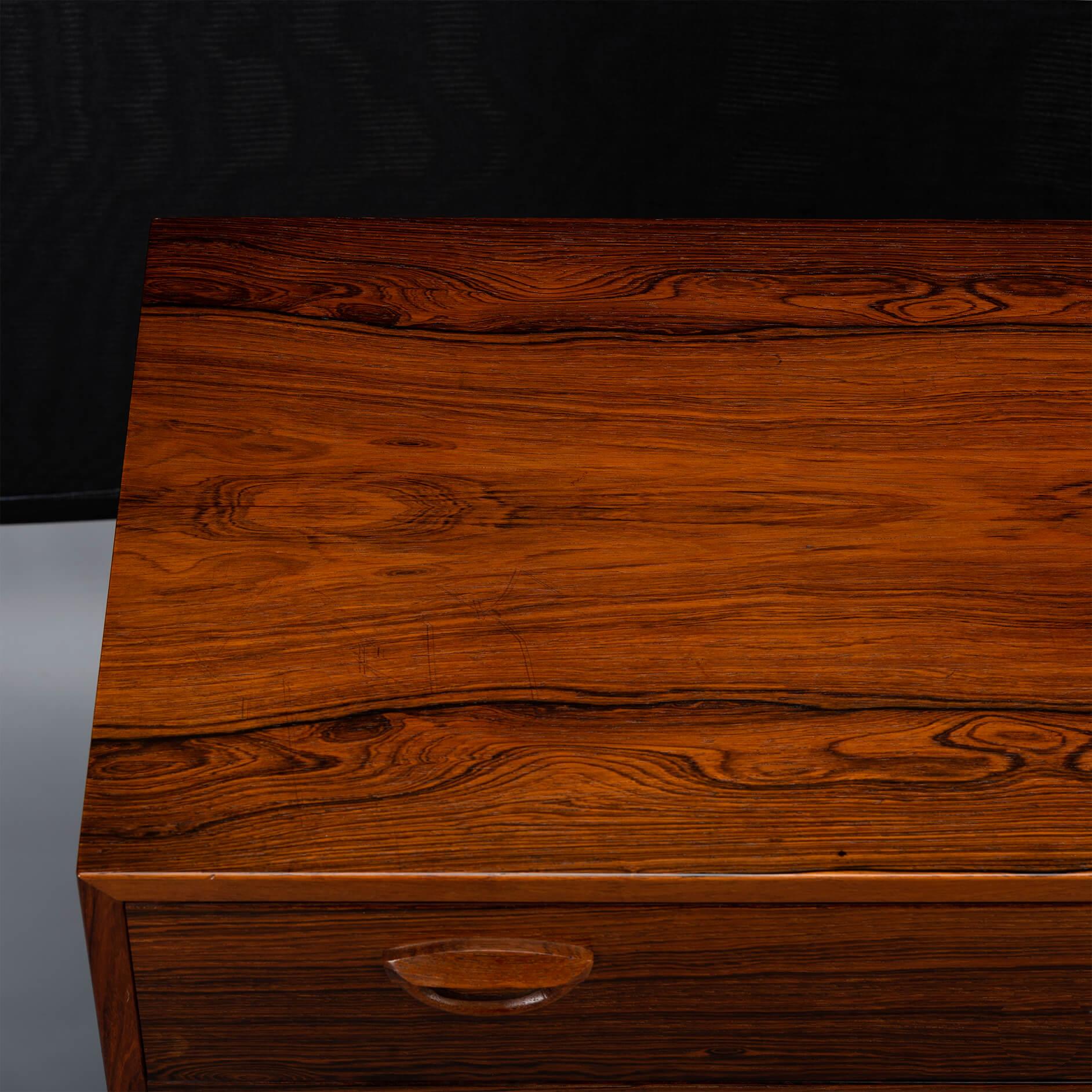 Mid-20th Century Rosewood Dresser by Kai Kristiansen for FM Møbler, 1960s For Sale