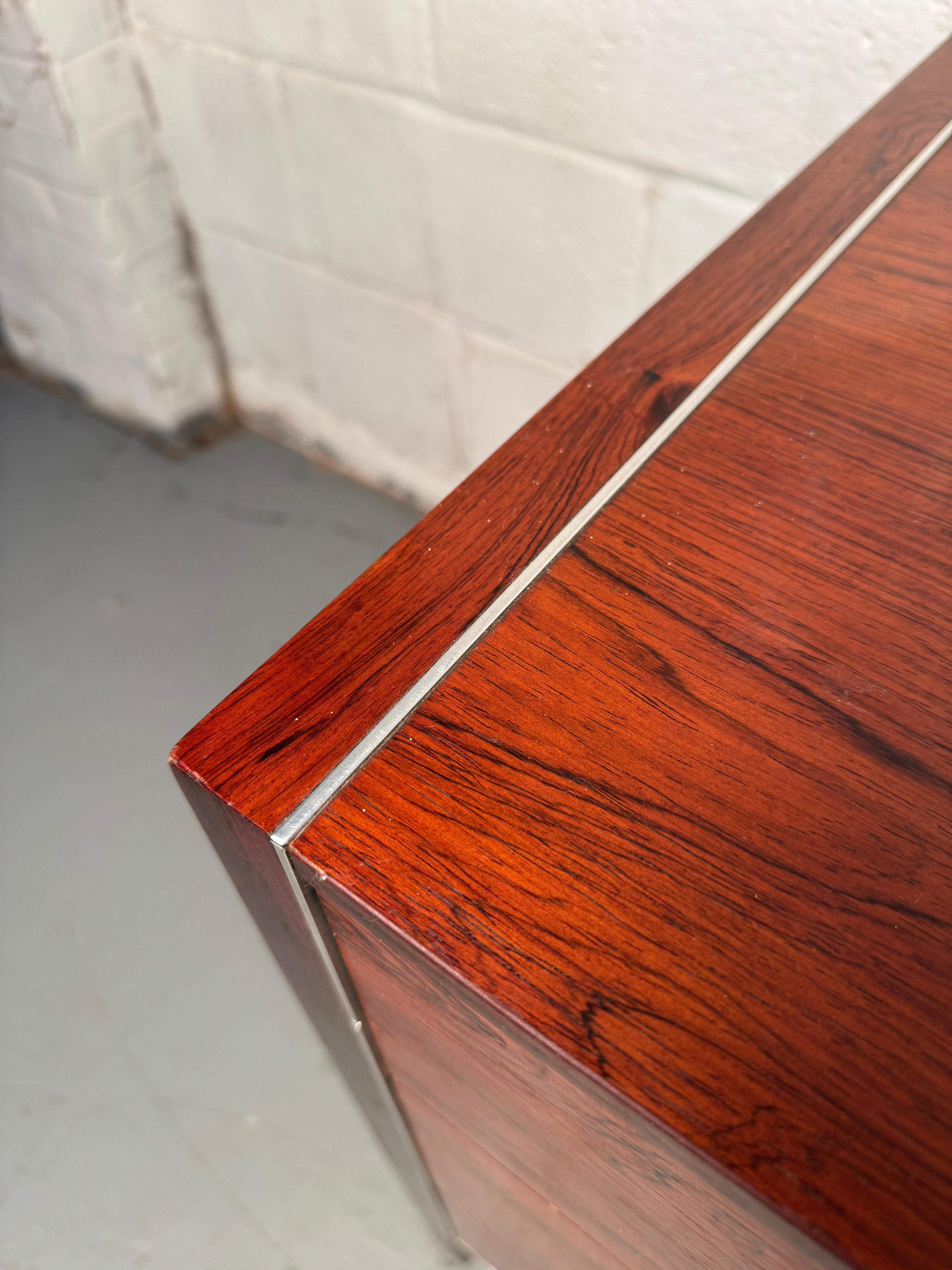 Rosewood Dresser Designed by Robert Baron For Glenn For Sale 4