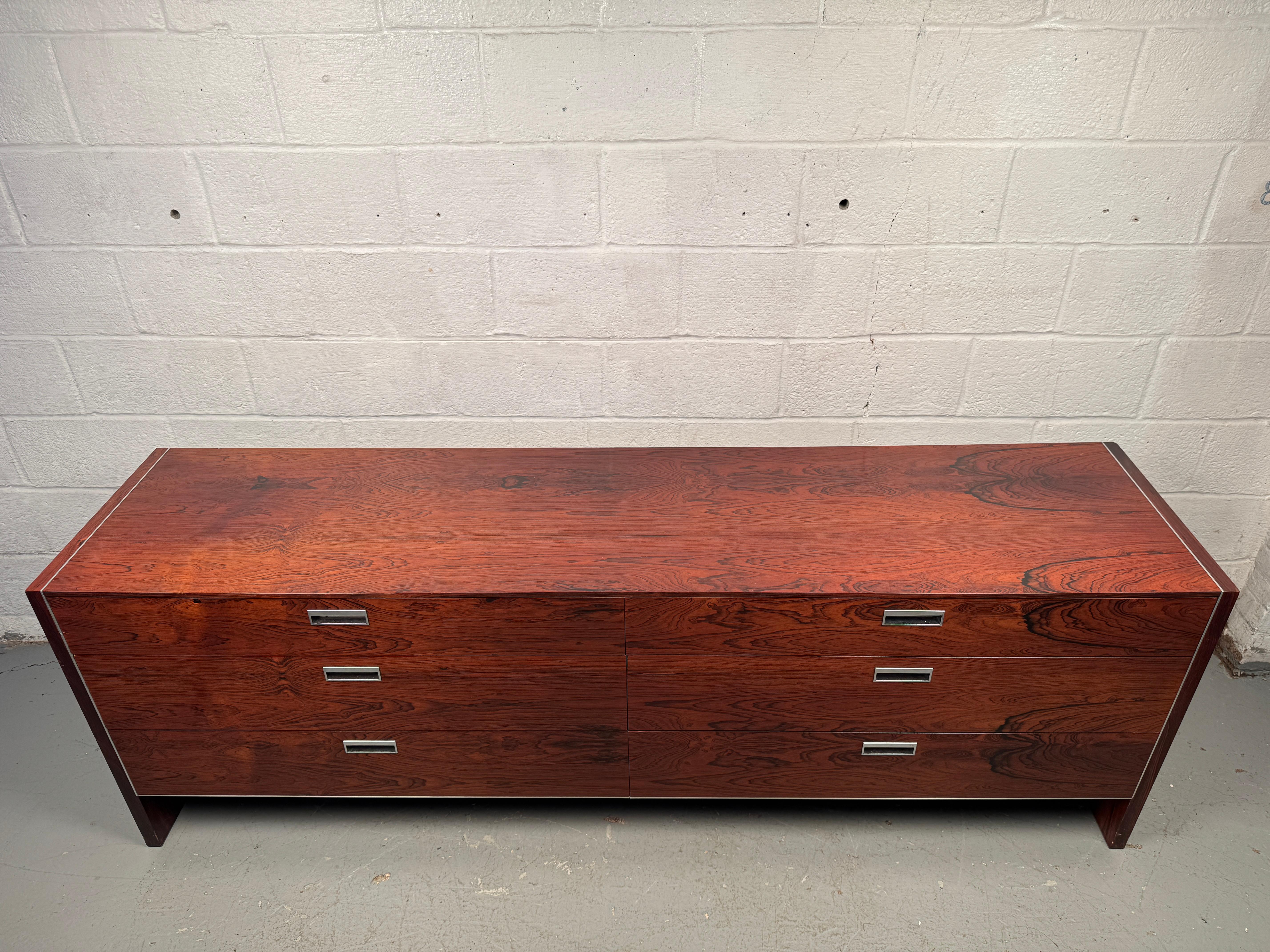 American Rosewood Dresser Designed by Robert Baron For Glenn For Sale