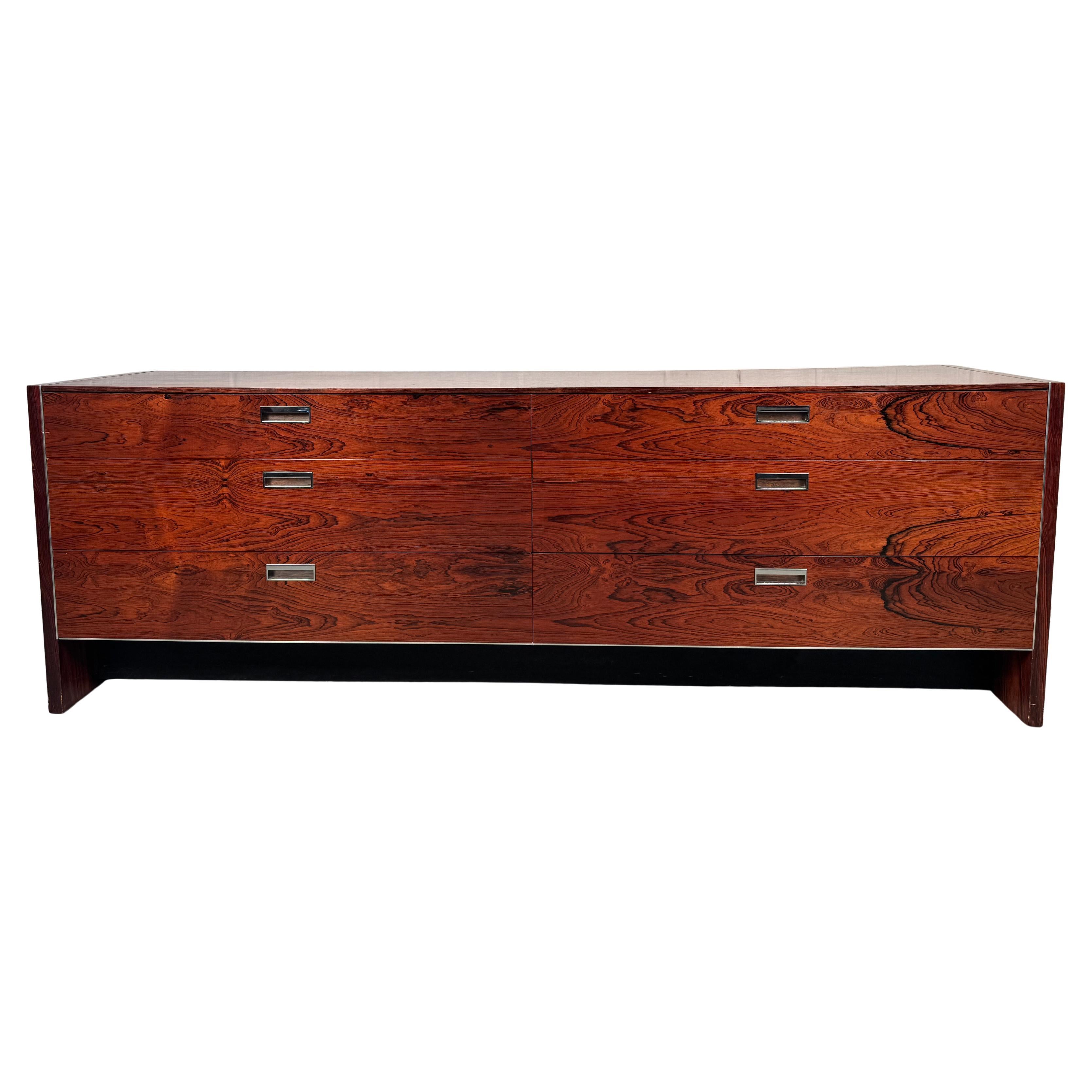 Rosewood Dresser Designed by Robert Baron For Glenn For Sale