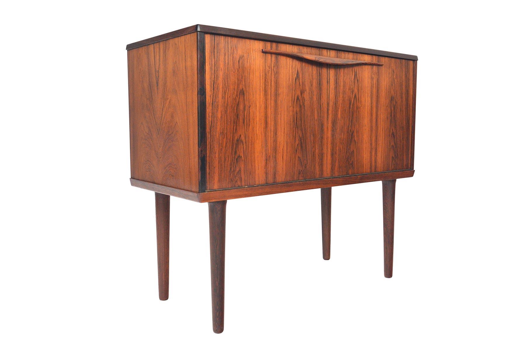 20th Century Rosewood Drop Down Bar Chest by Lyby Mobler 