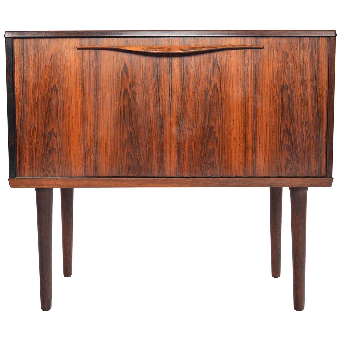 Rosewood Drop Down Bar Chest by Lyby Mobler 