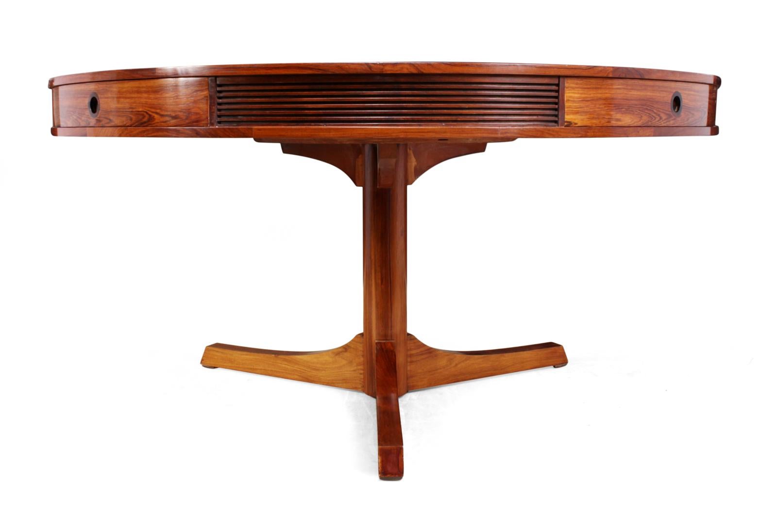 Rosewood Drum Table by Robert Heritage for Archie Shine, circa 1957 7