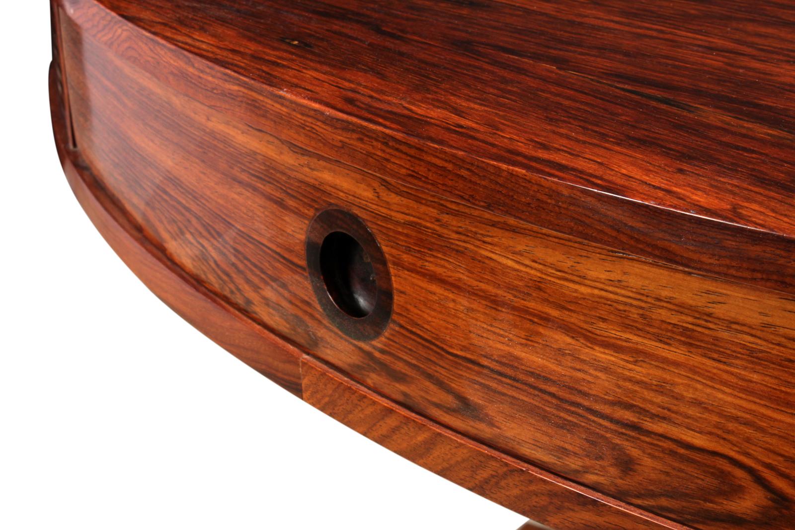 Rosewood Drum Table by Robert Heritage for Archie Shine, circa 1957 1